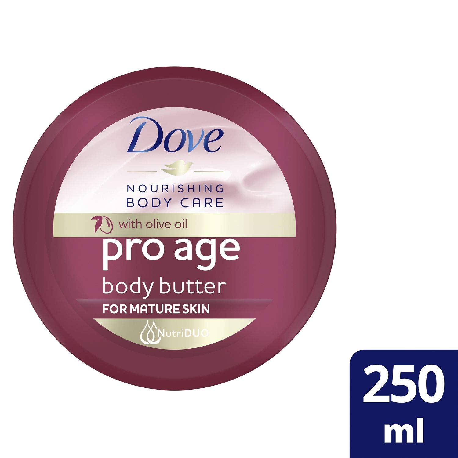 Dove Nourishing Body Care Pro Age Körperbutter, 250 ml, Verpackung kann variieren