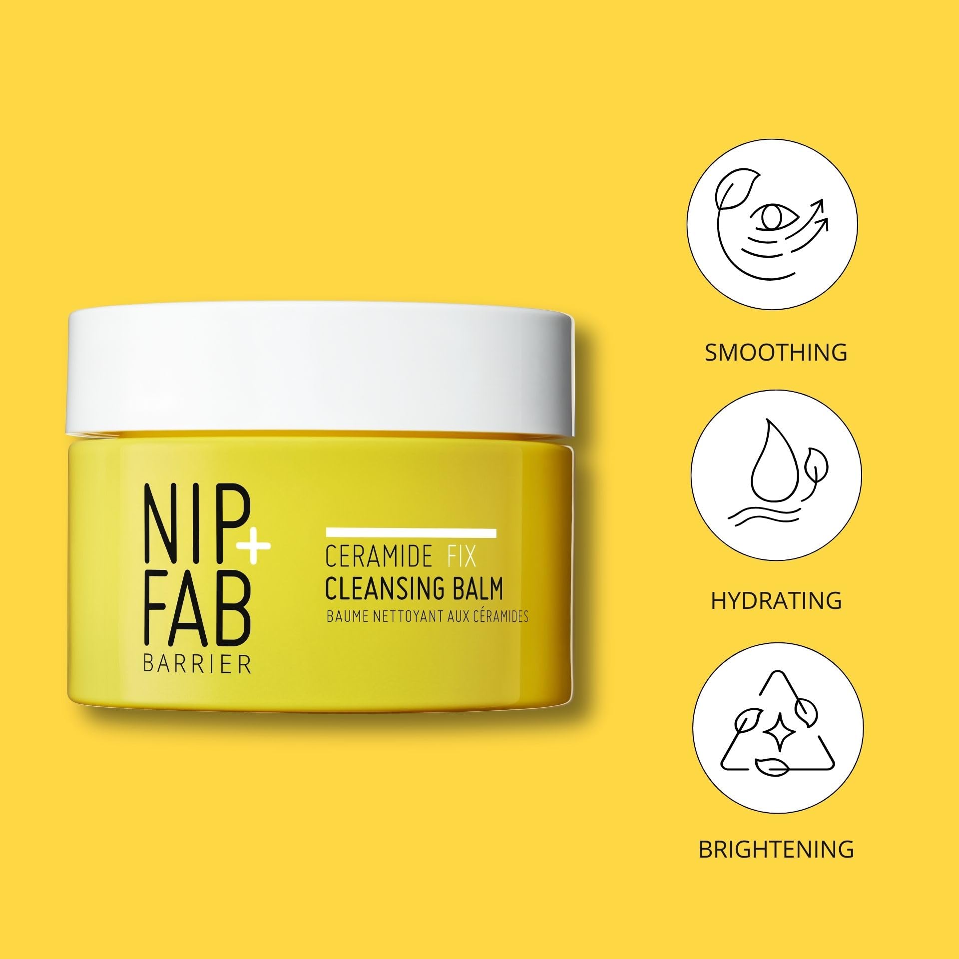 Nip+Fab Ceramide Fix Cleansing Balm - Gentle Makeup Remover for Dry, Sensitive Skin 4