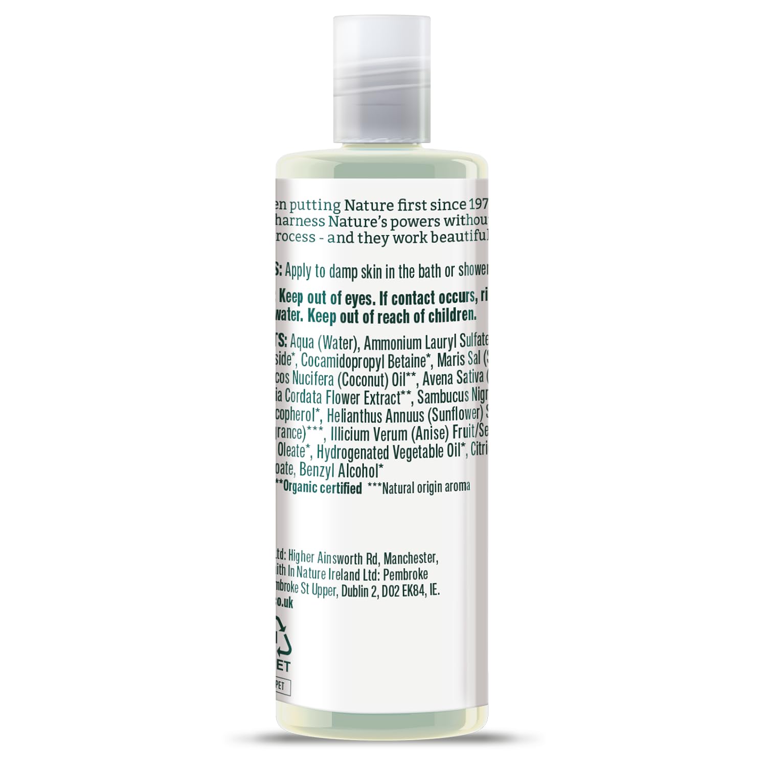 FAITH IN NATURE 100ml Travel Size Coconut Body Wash - Uplifting Shower Gel