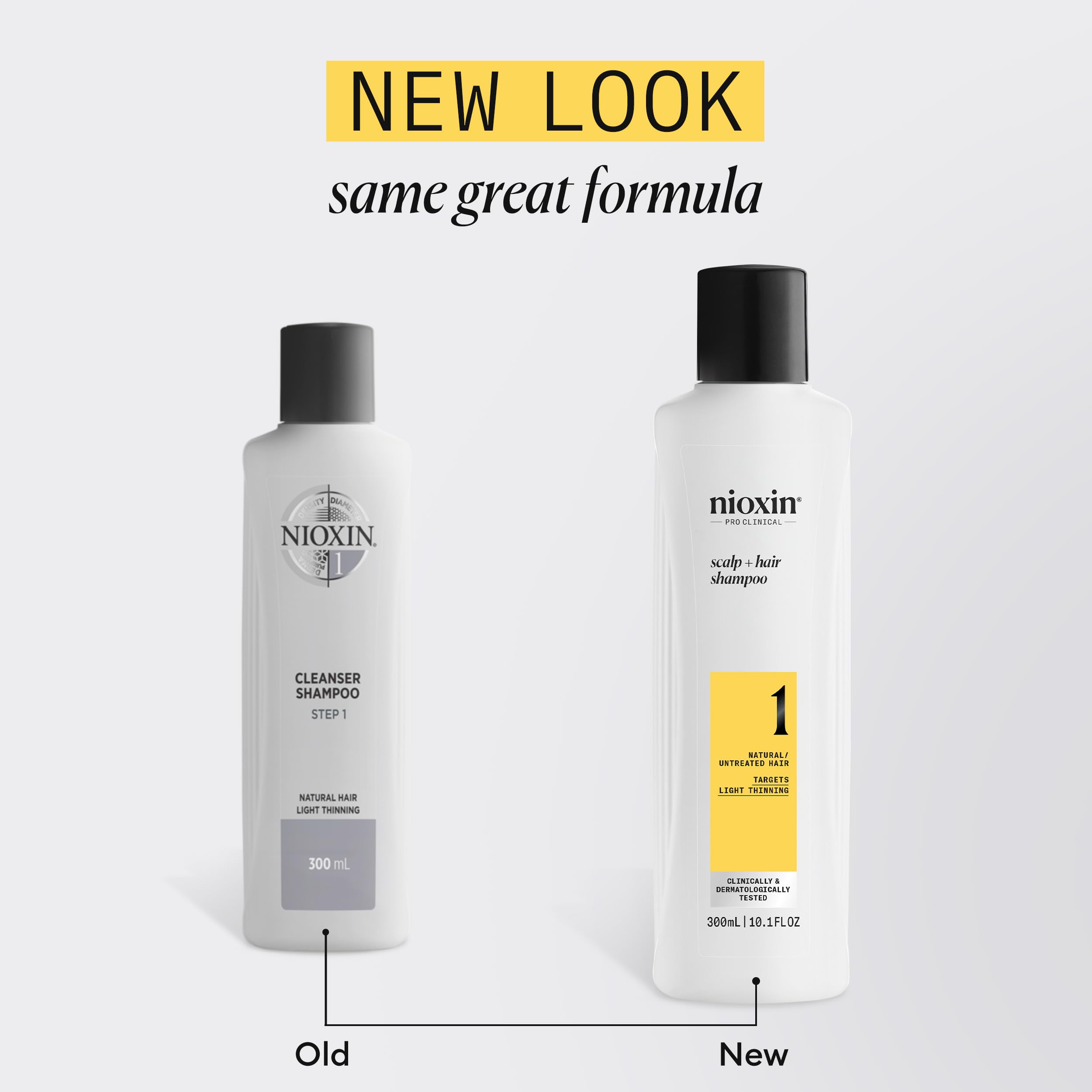 Nioxin System 1 Kopfhaut- und Haarshampoo – Verdickendes Shampoo für natürliches Haar mit leichtem Haarausfall – mit Biotin und Niacinamid (300 ml) 8