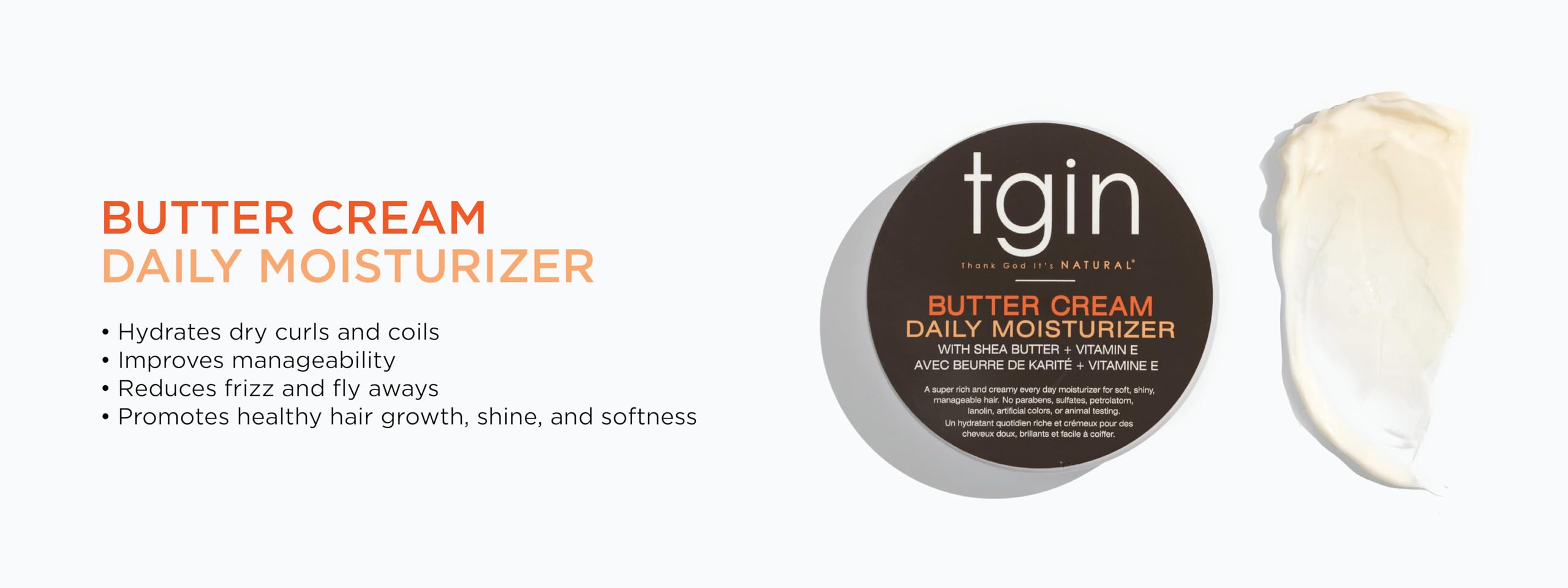Thank God It's Natural Butter Cream Daily Hair Moisturiser with Shea Butter 6