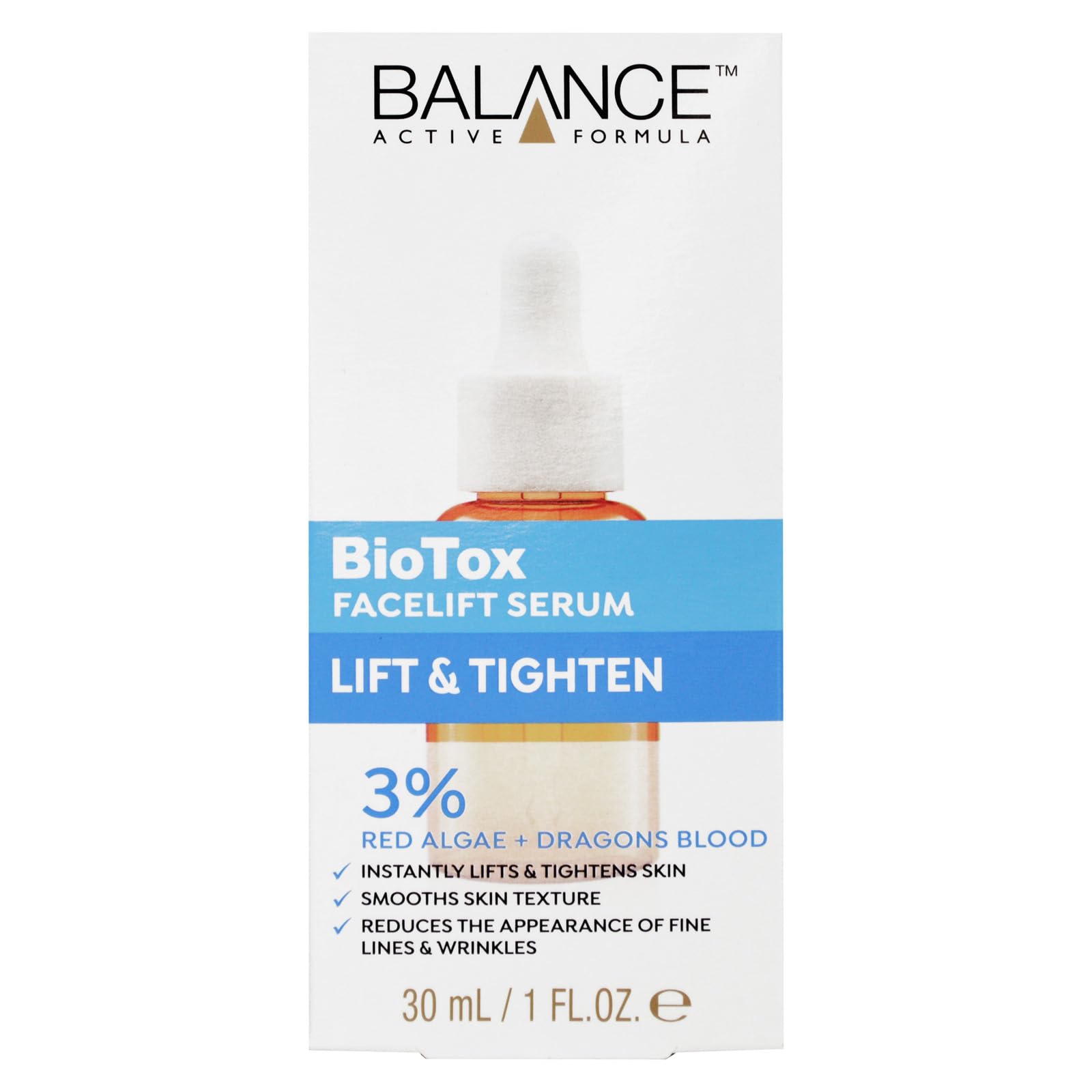 Balance Active Formula BioTox Face Lift Serum with 3% Red Algae & Dragon’s Blood 30ml
