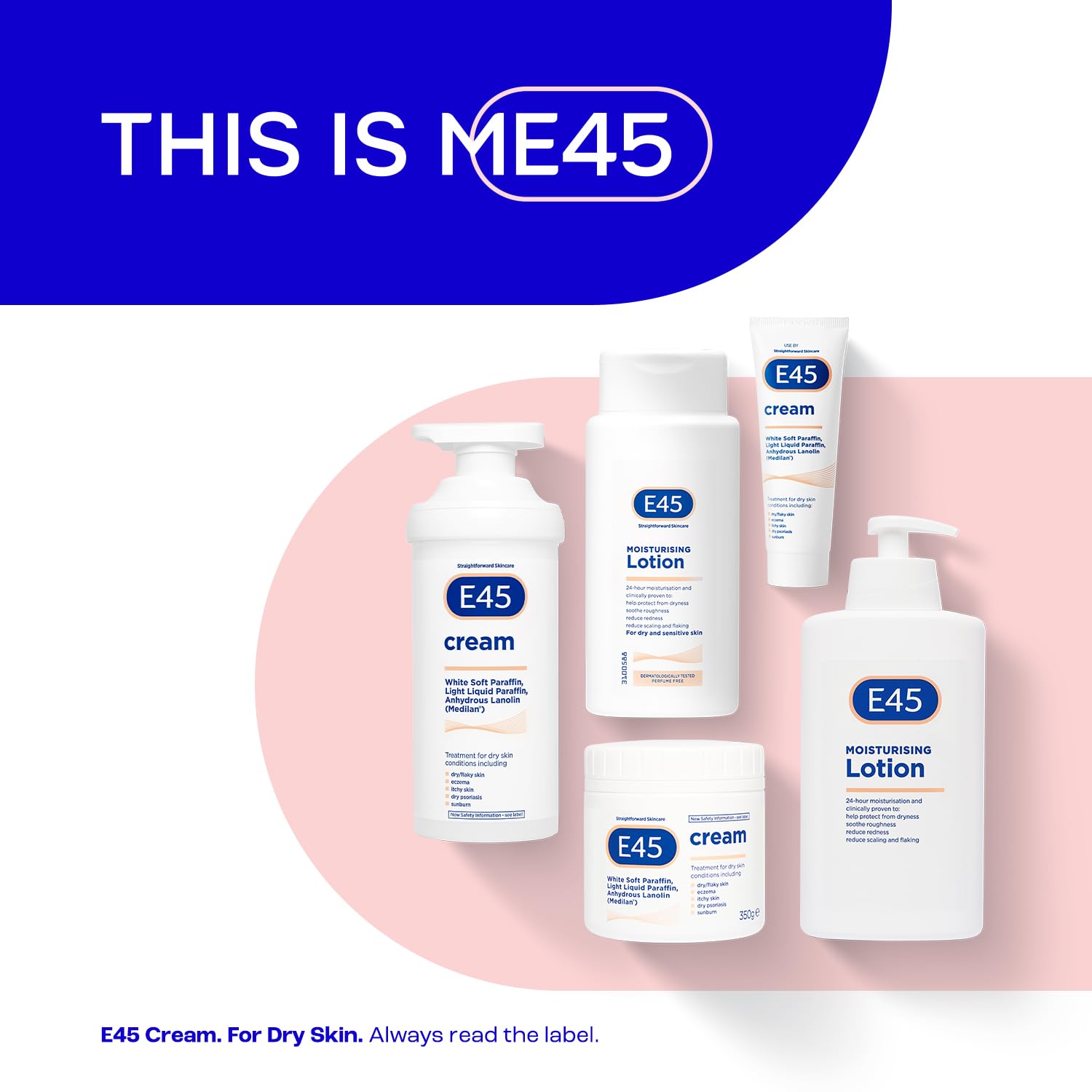 E45 Cream 500g for Dry, Irritated Skin, Eczema, and Dermatitis Relief 6