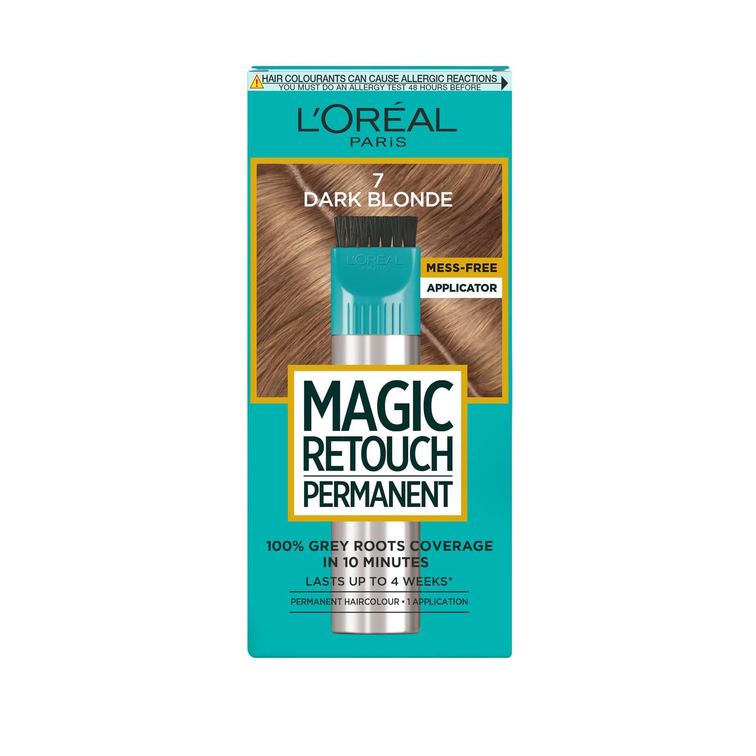 L'Oréal Paris Magic Retouch Permanent Root Concealer, Dark Blonde 7, 75ml