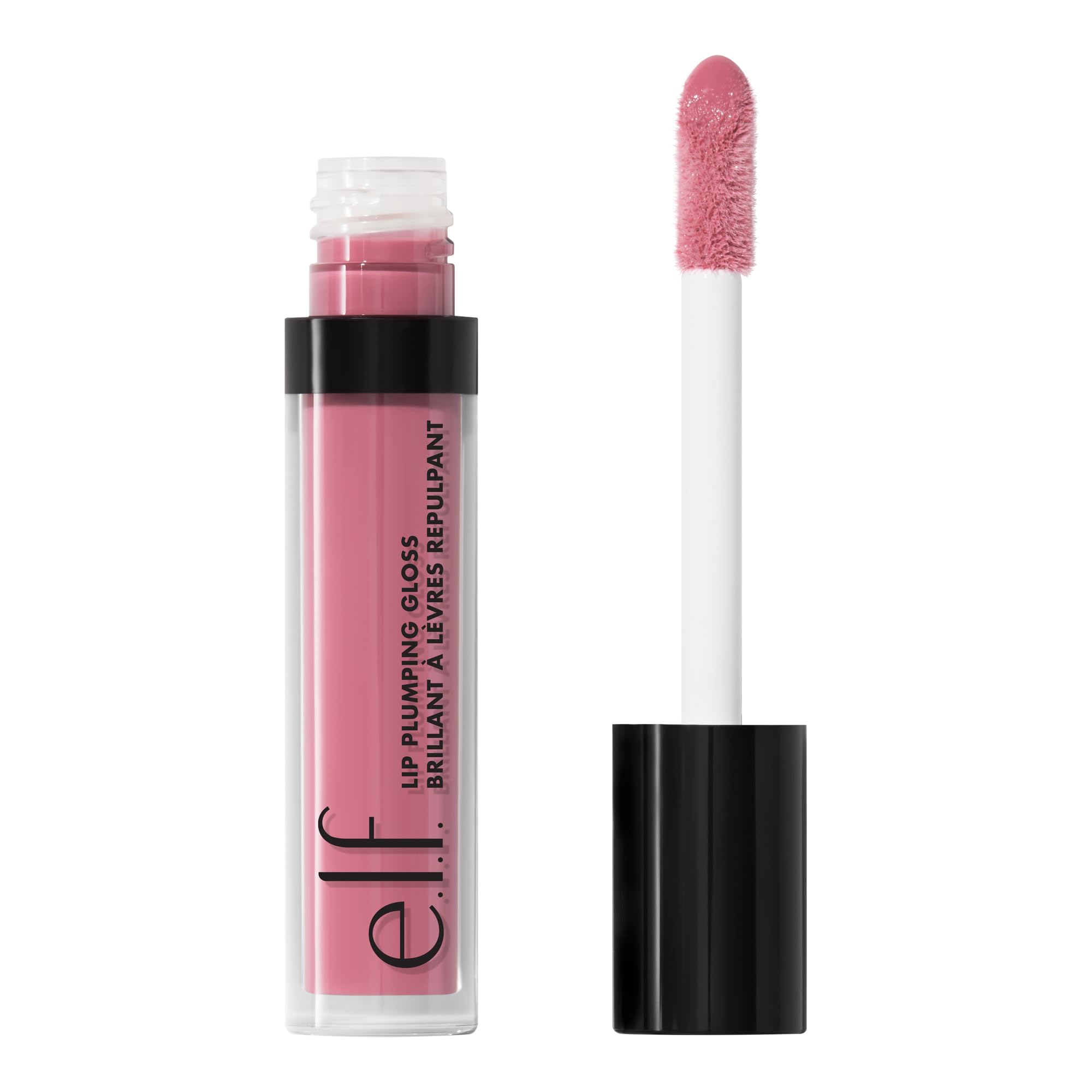 e.l.f. Lip Plumping Gloss in Sparkling Rosé - High-Shine, Volumizing, Hydrating