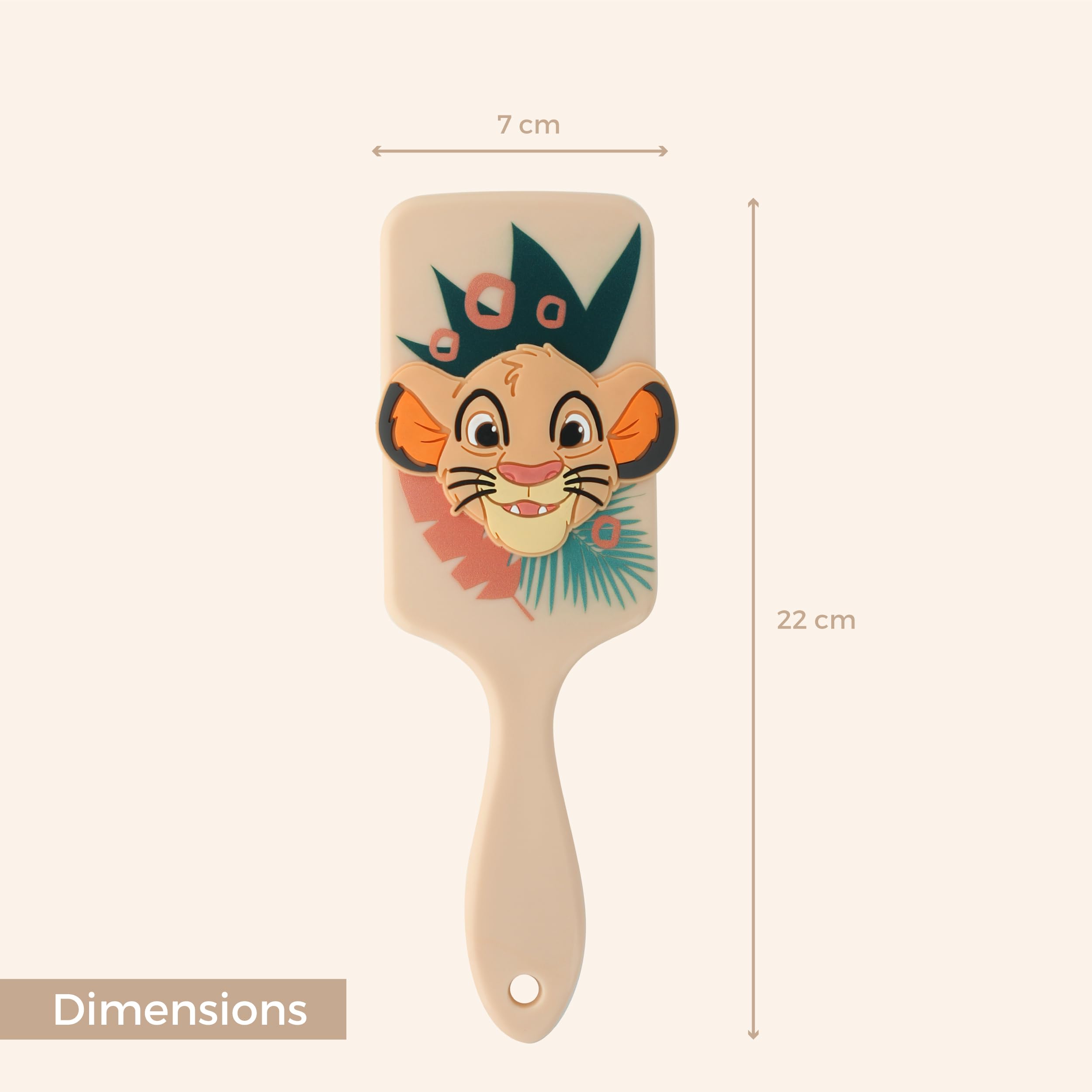 Disney Lion King Simba 3D Detangling Hair Brush - XXL Paddle Size for All Hair Types 5