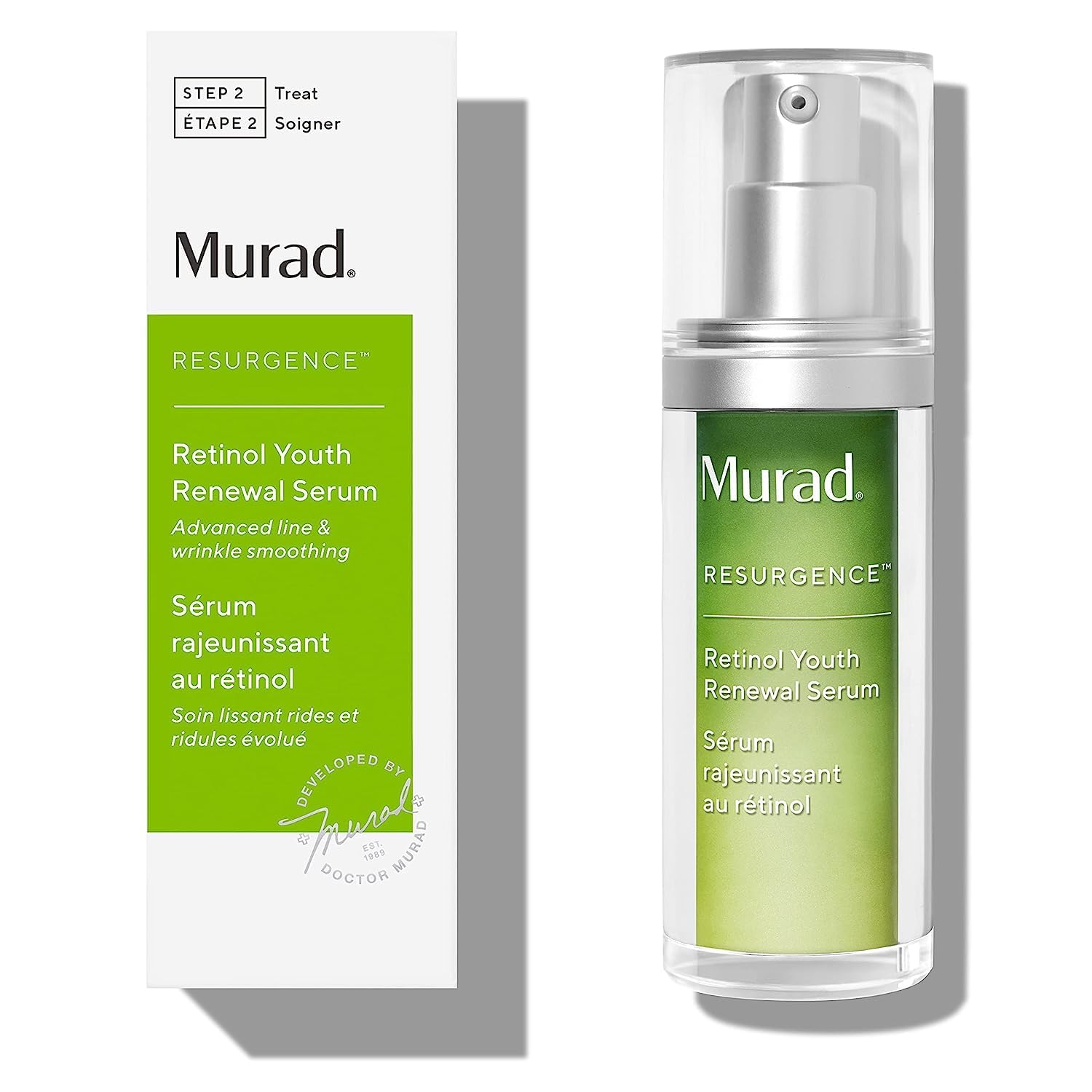 Murad Retinol Youth Renewal Serum 30ml - Fast-Acting Retinol Treatment for Face