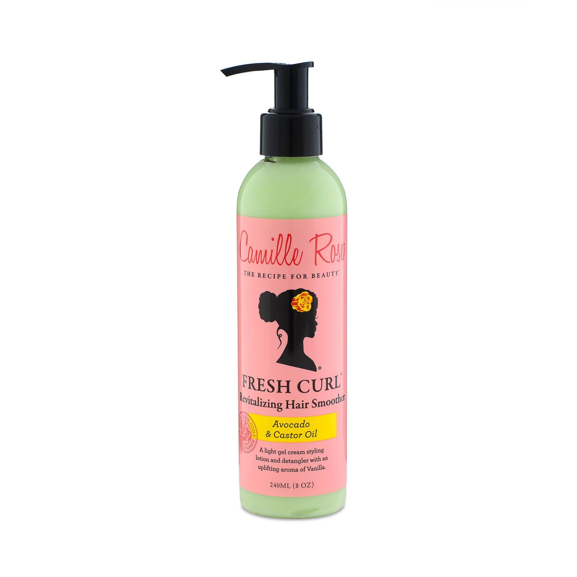 Camille Rose Fresh Curl Hair Styling Cream with Avocado and Castor Oil
