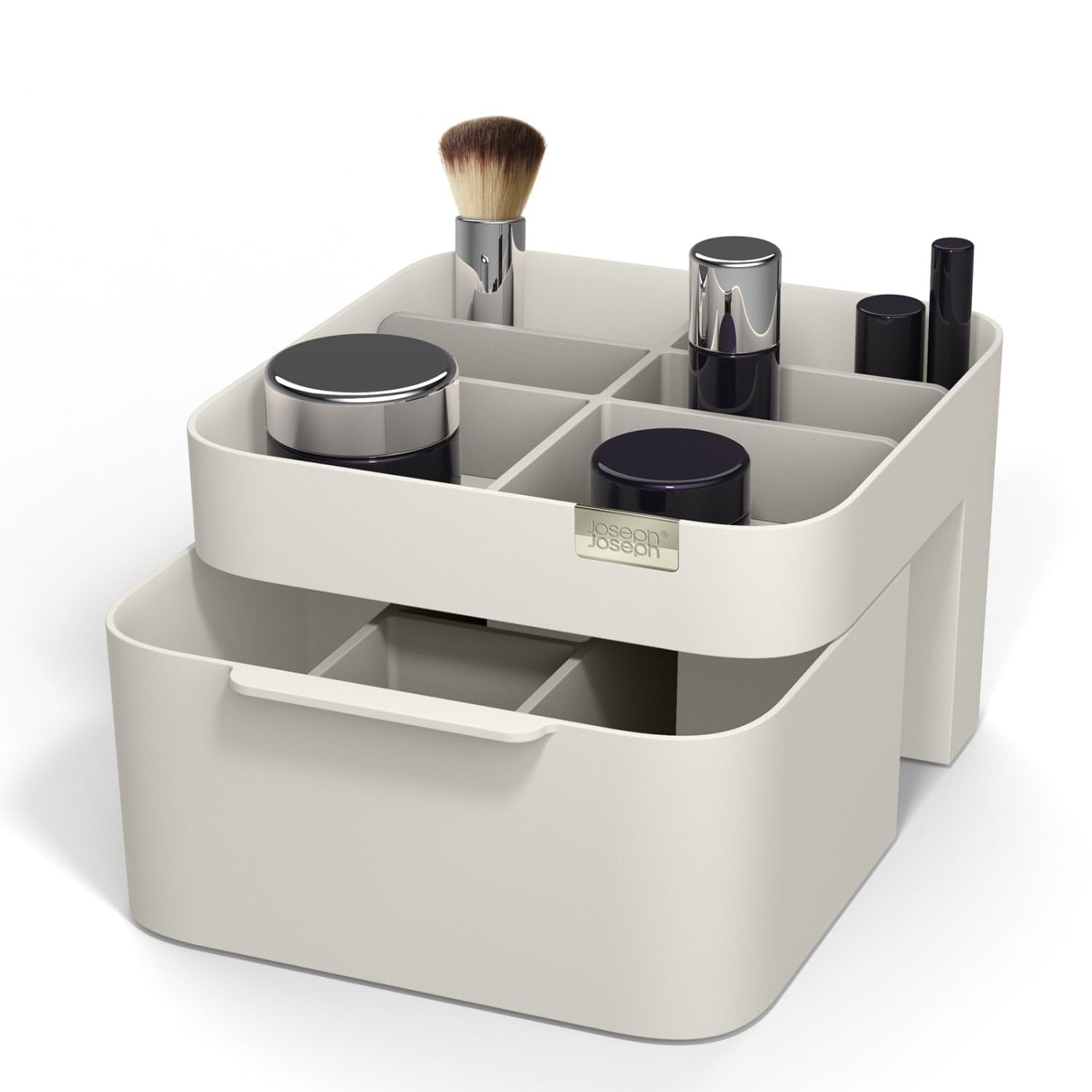 Joseph Joseph Viva Cosmetic Organiser with Drawer for Makeup Storage - Shell 6