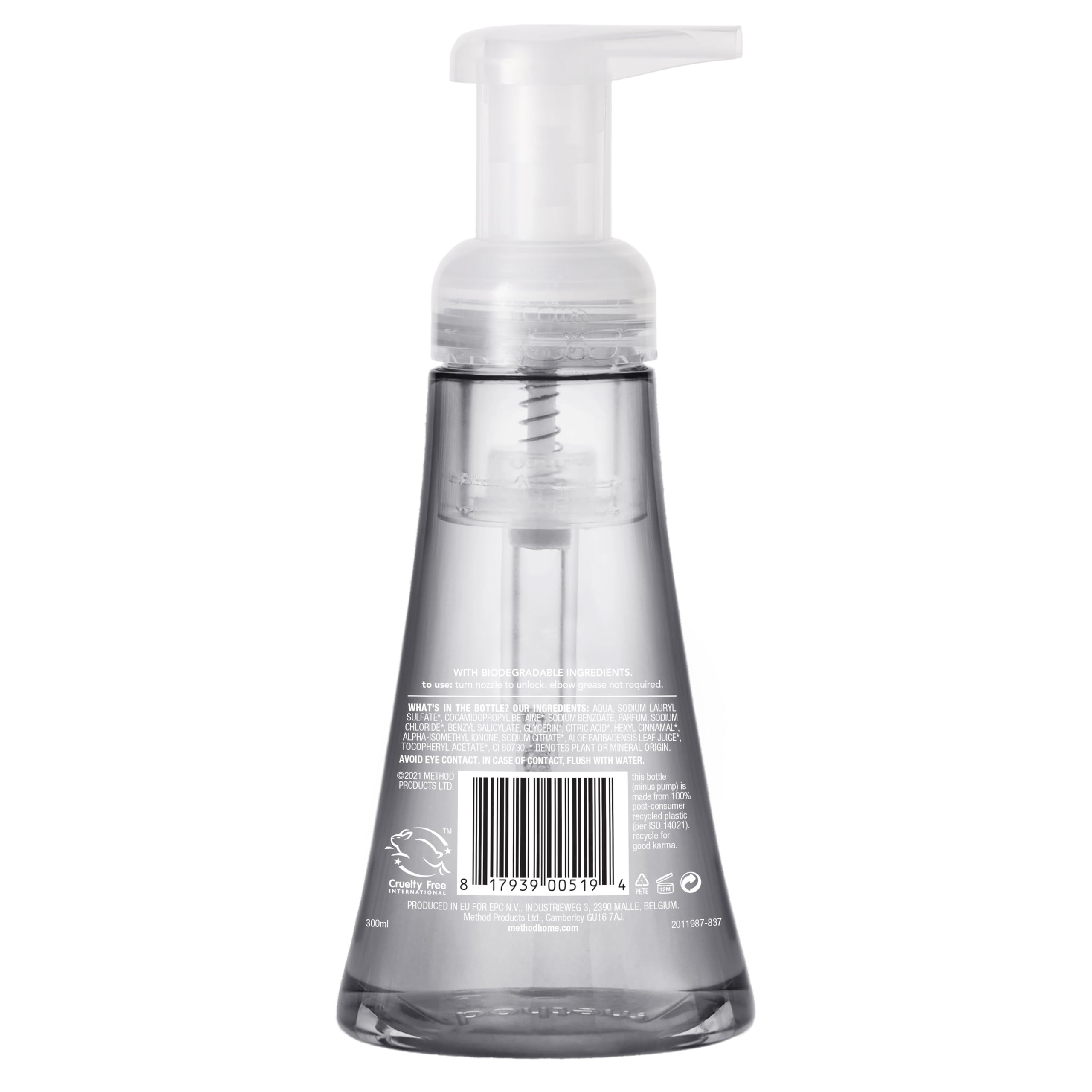 Method Schäumende Handseife, Sweet Water, 300 ml