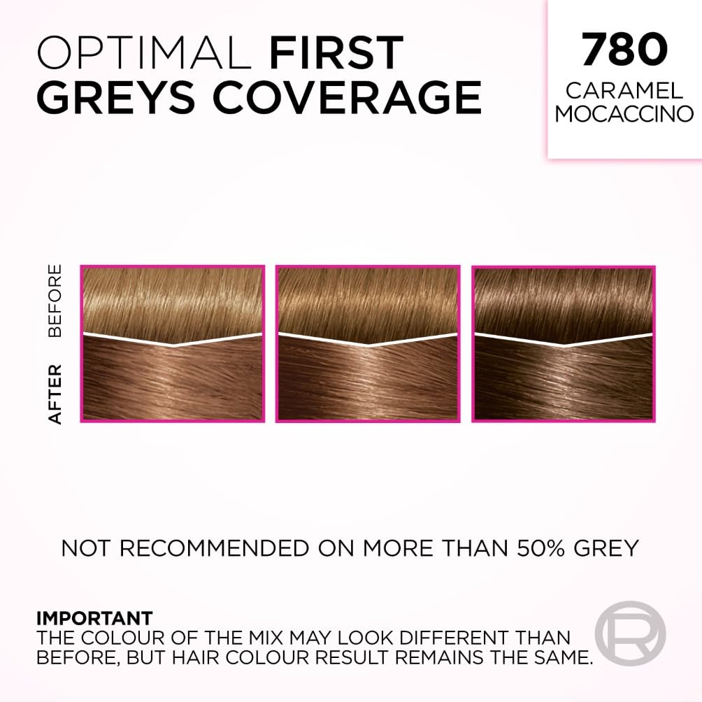L’Oréal Paris Casting Crème Gloss Ammonia Free Semi-Permanent Hair Dye, 780 Caramel Moccaccino 7