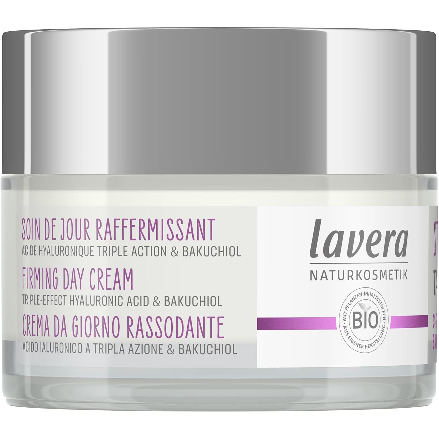 lavera Firming Day Cream with Hyaluronic Acid and Bakuchiol for Anti-Wrinkle Care