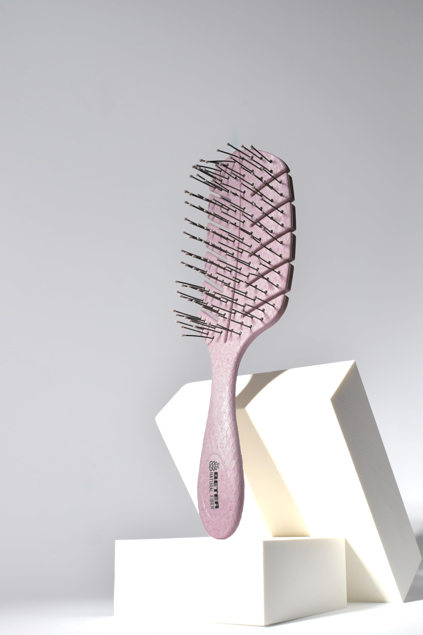 Beter Natural Fiber Detangling Brush - Anti-Tangle Eco Hairbrush for Wet or Dry Hair 3