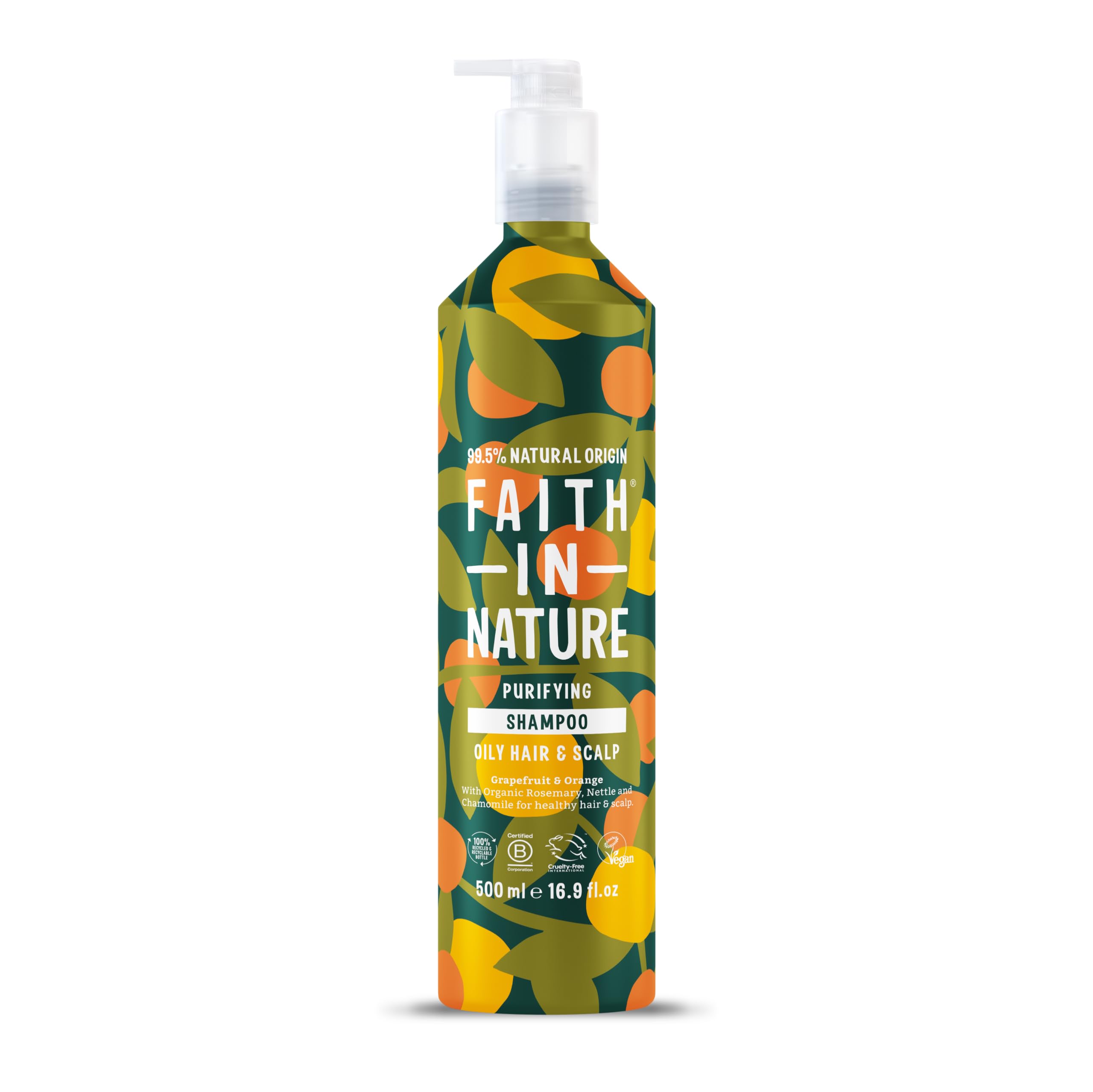 Faith In Nature – Natürliches Shampoo in Aluminiumflasche – Vegan &amp; Tierversuchsfrei