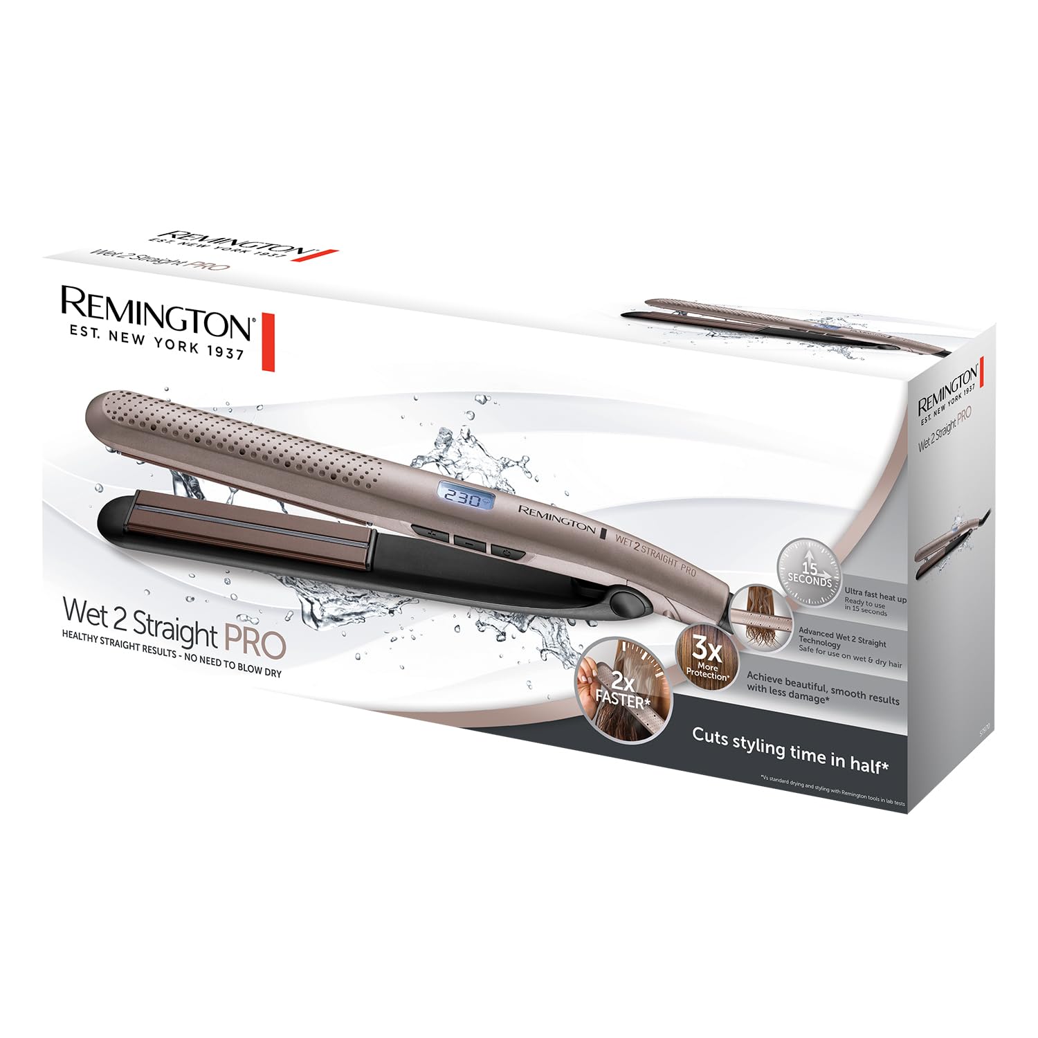 Remington Wet2Straight Pro Haarglätter - Ohne Belüftungssystem 9
