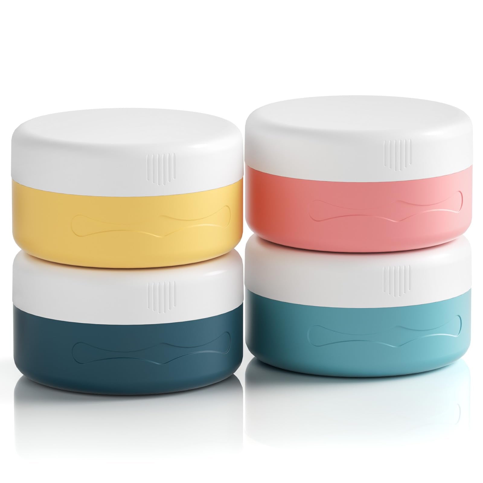 Euqvunn 40ml Silicone Travel Containers for Toiletries with Leak-Resistant Lids