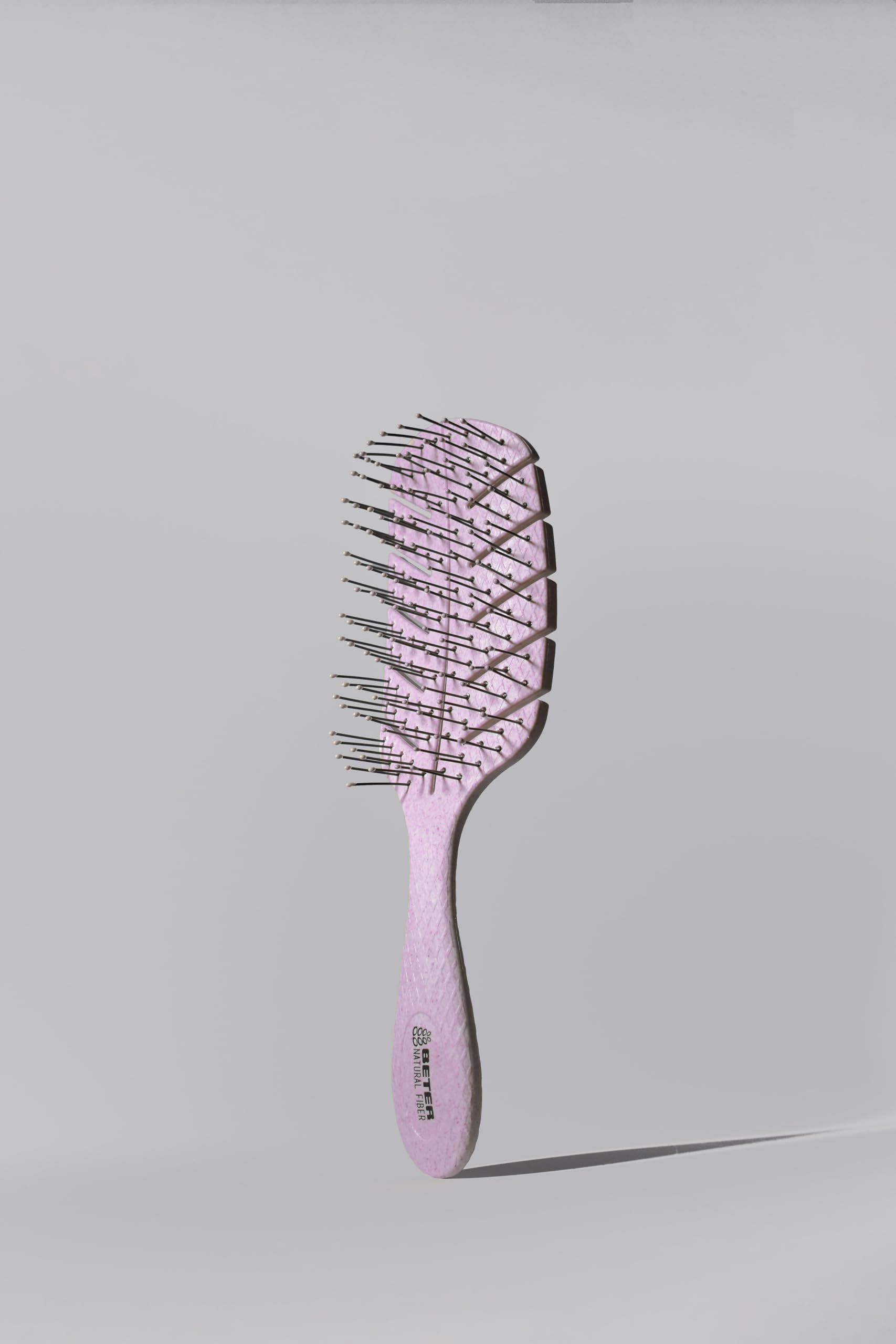 Beter Natural Fiber Detangling Brush - Anti-Tangle Eco Hairbrush for Wet or Dry Hair