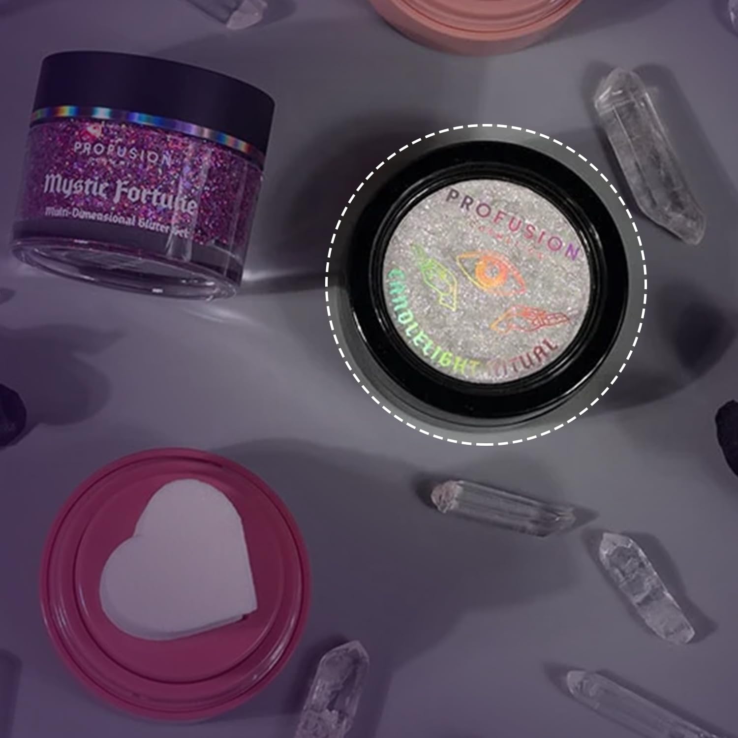 Profusion Cosmetics Rituals Candlelight Frosted Highlighter for Radiant Glow 5