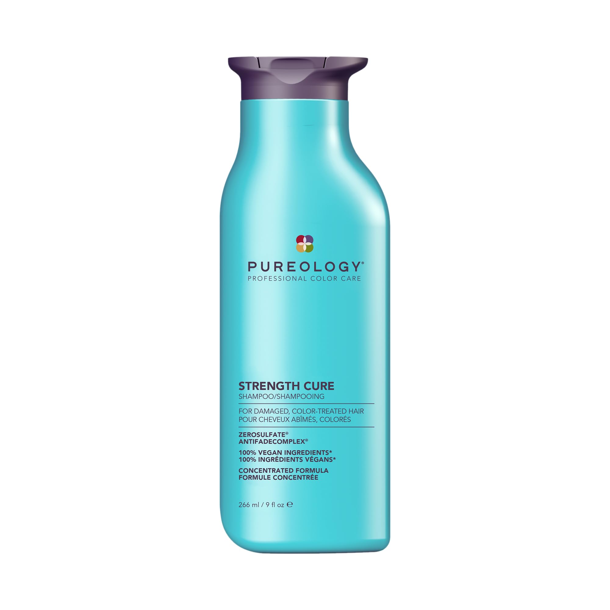 PUREOLOGY Strength Cure Strengthening Shampoo for Damaged, Colour Treated Hair