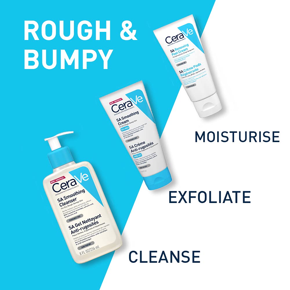 CeraVe SA Renewing Foot Cream with Salicylic Acid and 3 Essential Ceramides 5