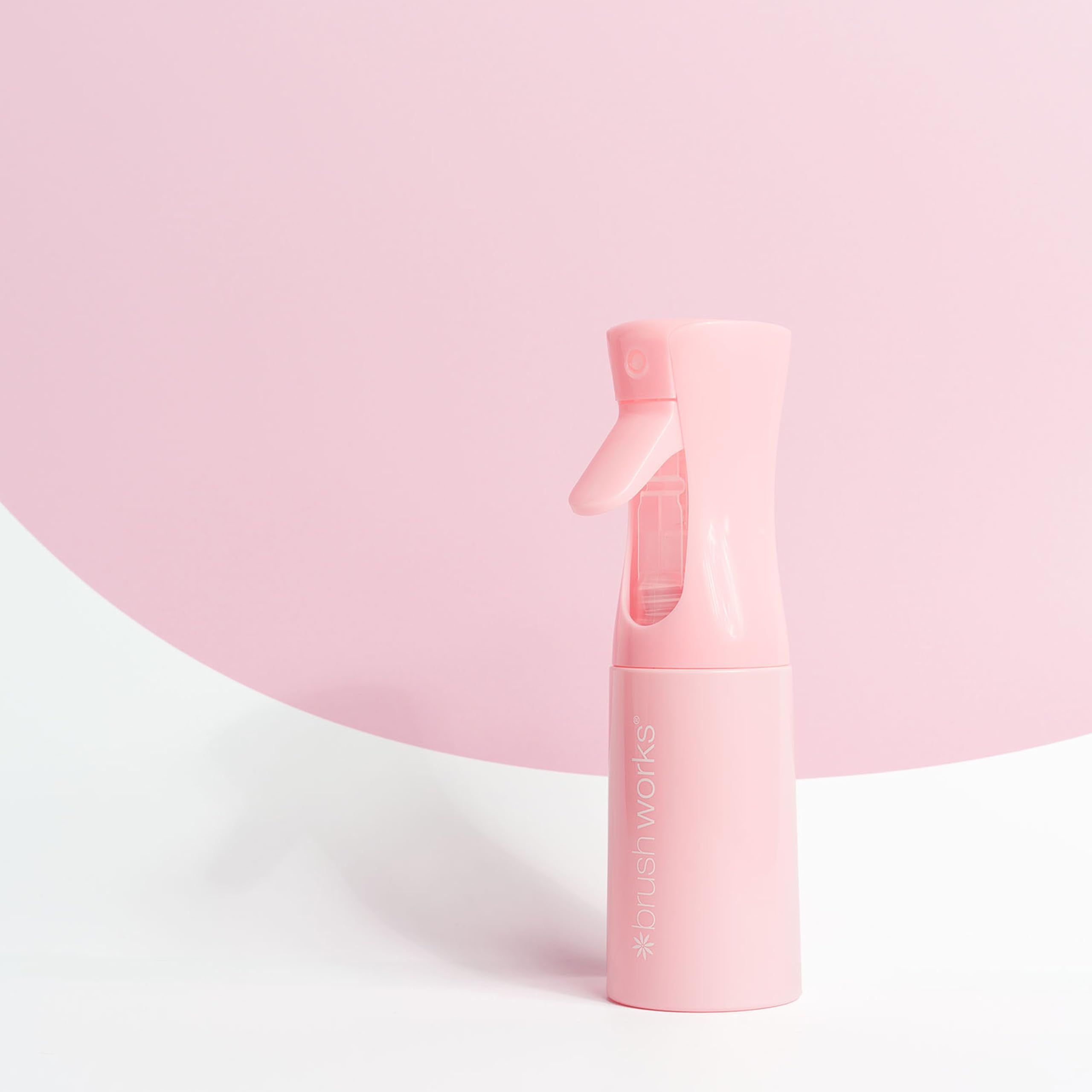 Brushworks Continuous Mist Water Spray Bottle 200ml - Ultra Fine Pink Atomizer 3