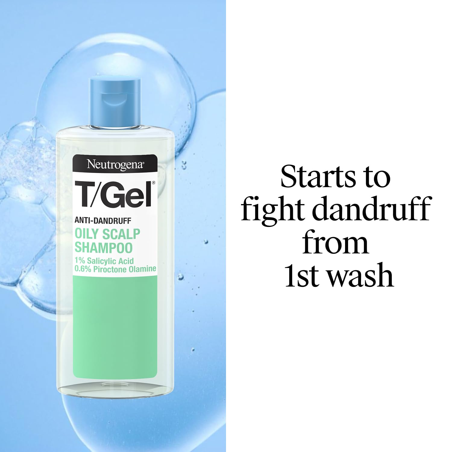 Neutrogena T/Gel Anti-Dandruff Shampoo for Oily Scalp and Hair 250ml
