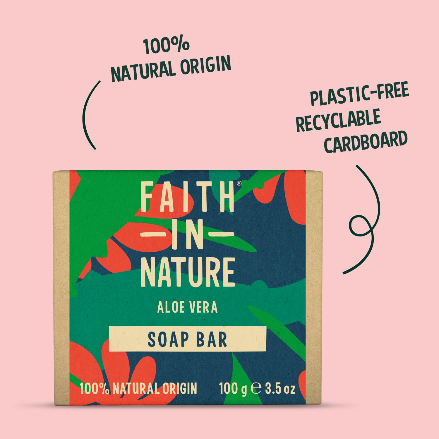 Faith In Nature Handmade Organic Aloe Vera Soap Bar with Ylang Ylang & Patchouli 6