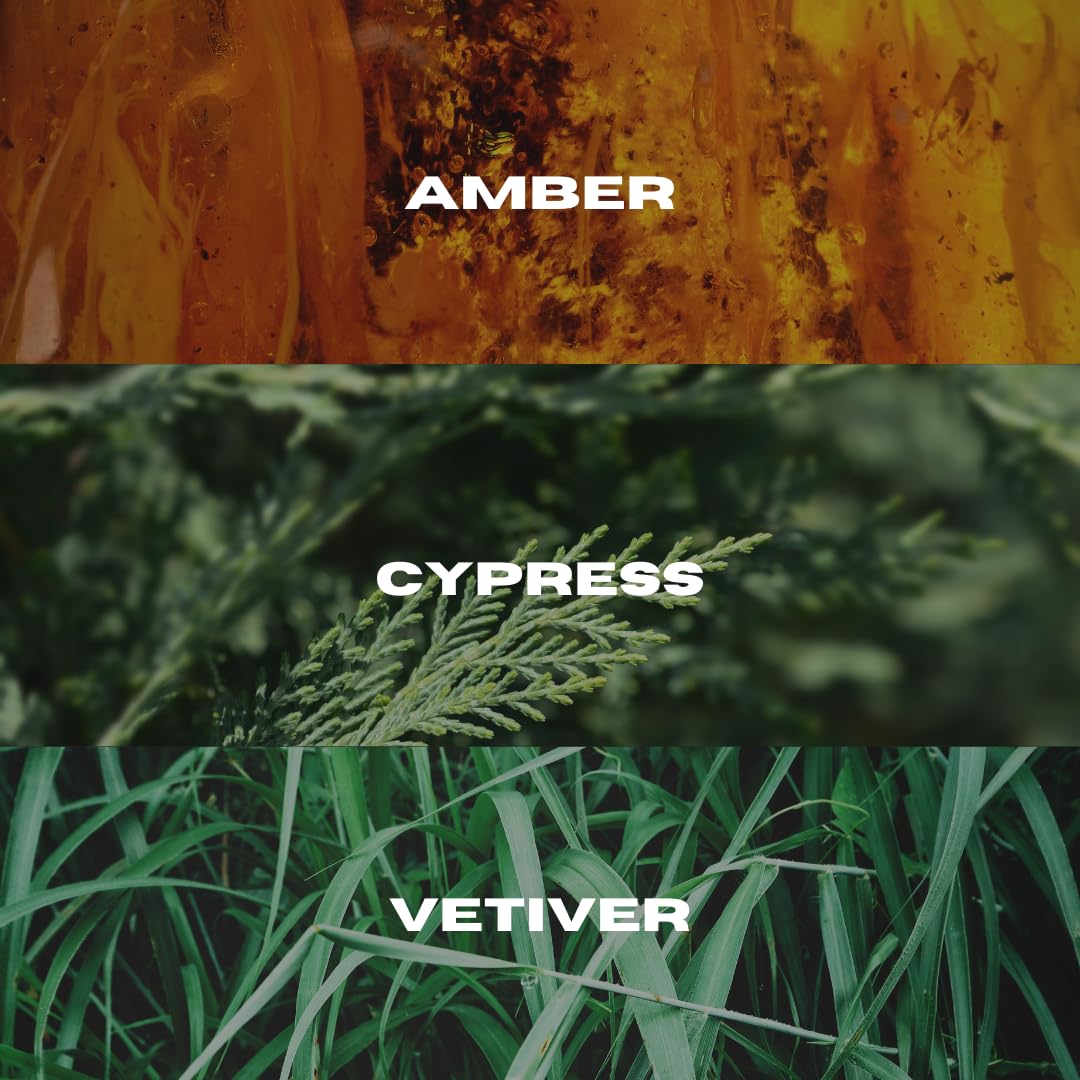 ManCave Amber Vetiver Mens Shower Gel Body Wash with Natural Ingredients 4