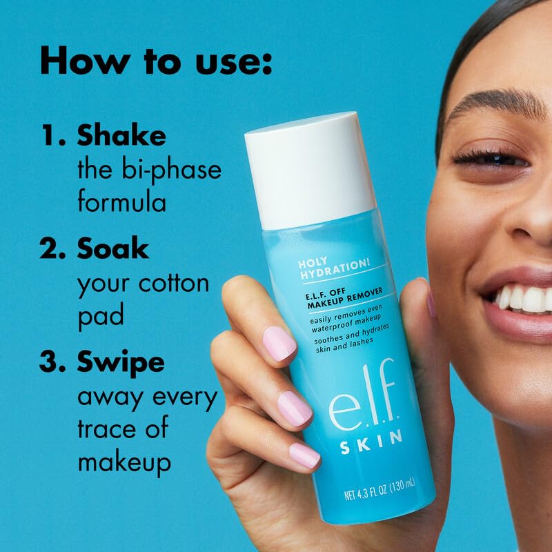 elf SKIN Holy Hydration! elf Off Make-up-Entferner, flüssiger Make-up-Entferner 5