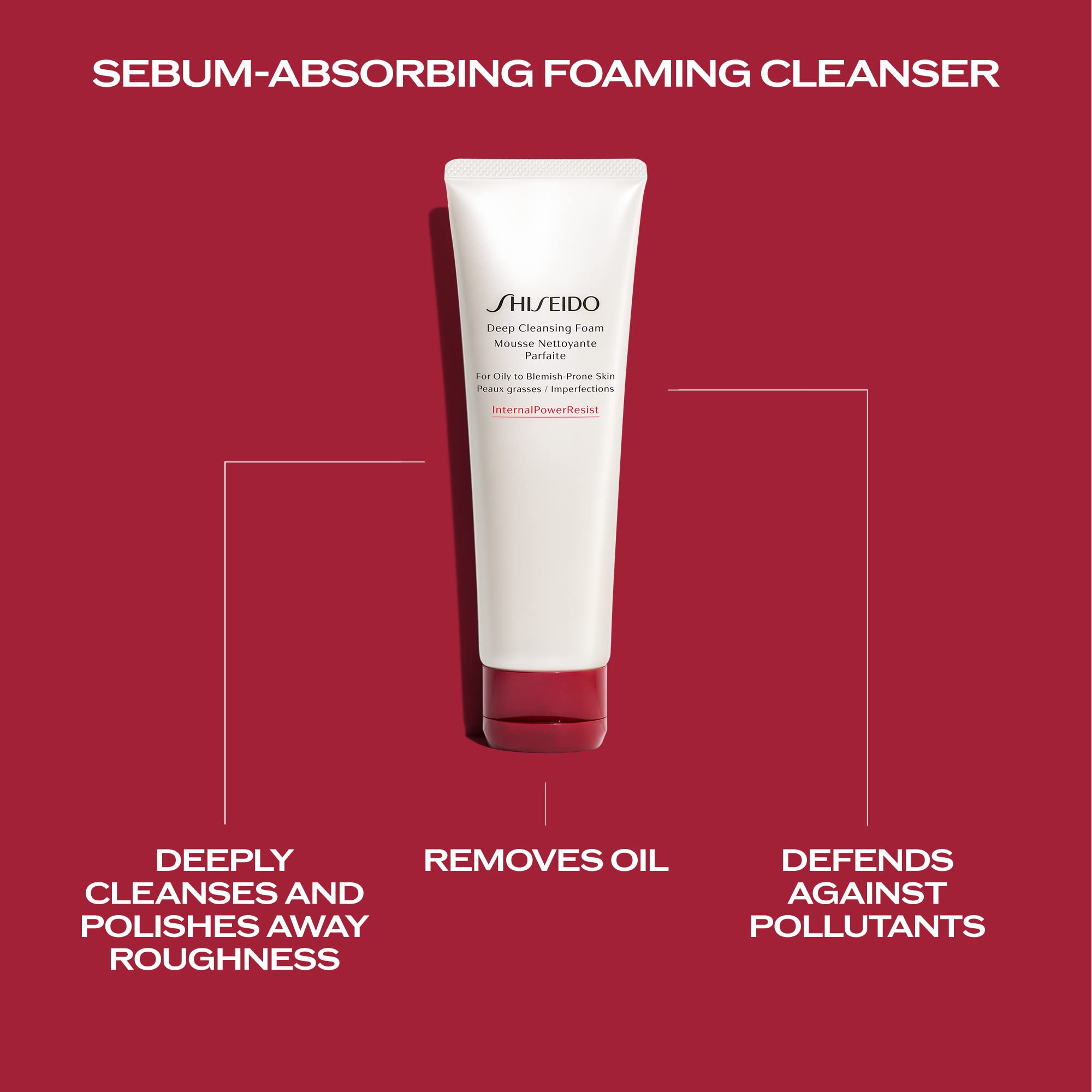 Shiseido Deep Clean Foaming Cleanser with Purifying Granules (125ml) 5