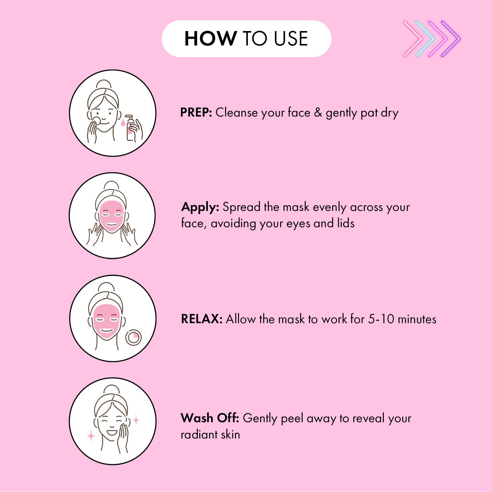 7th Heaven Go Wild Face Mask Gift Set - Hydrating & Biodegradable Masks for Sensitive Skin 5