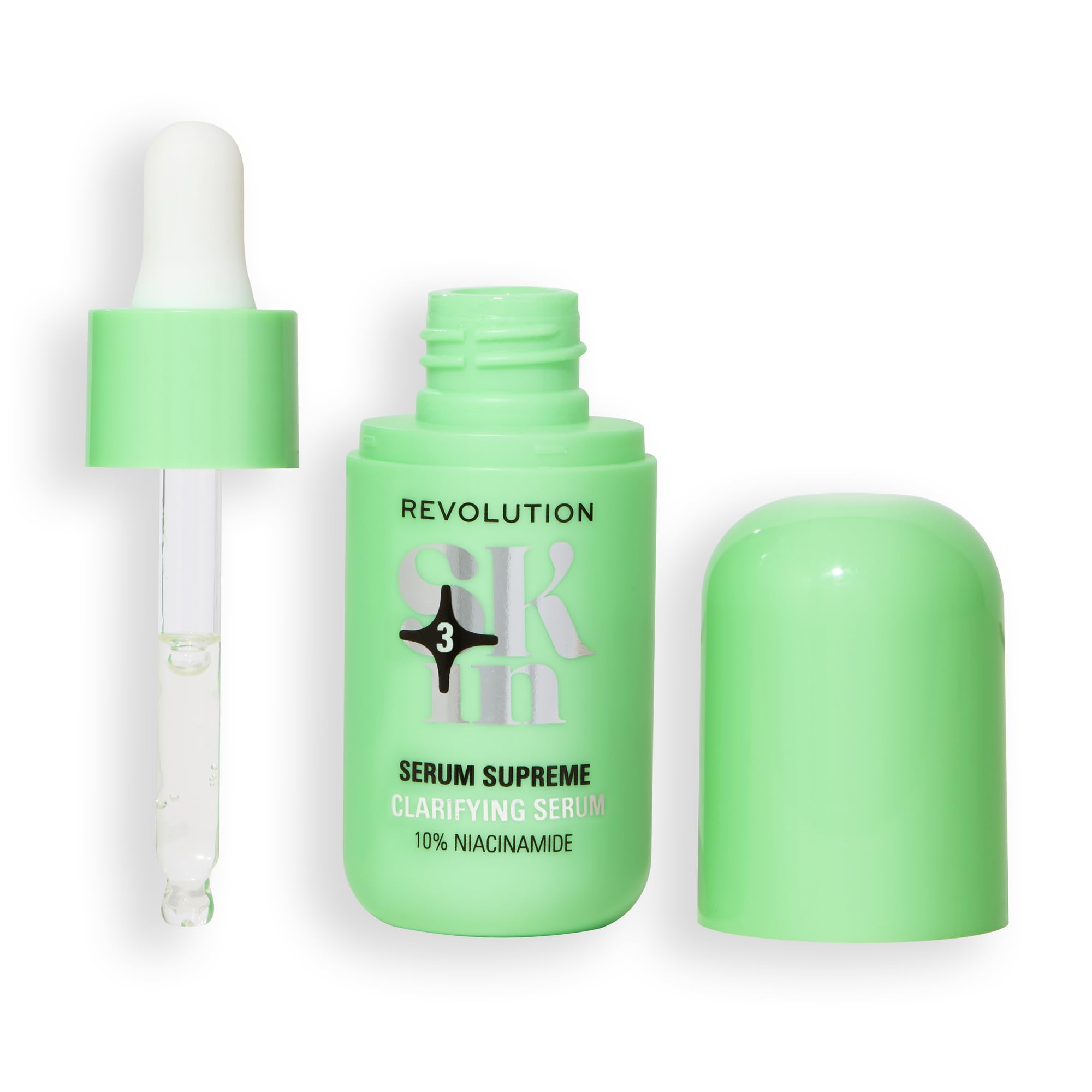 Revolution Skincare 10% Niacinamide Clarifying Face Serum for Pores, Oil & Texture, 30ml