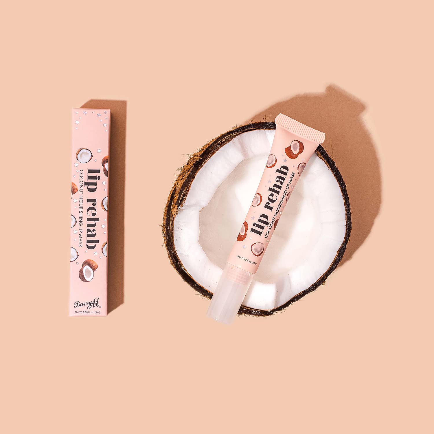 Barry M Lip Rehab Nährende Lippenmaske mit Kokosöl und Vitamin E 4