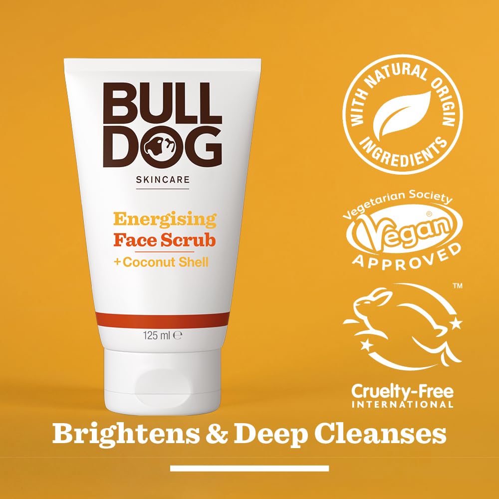 BULLDOG SKINCARE – Belebendes Gesichtspeeling für Männer mit Kokosnussschalenextrakt