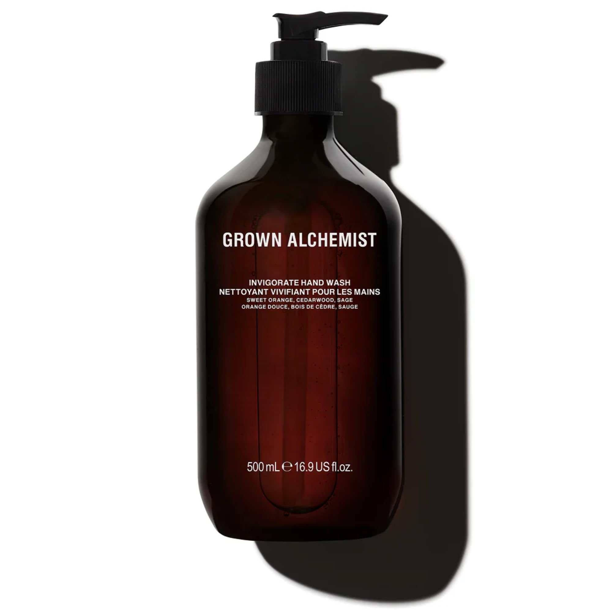 Grown Alchemist Invigorate Luxury Hand Wash - Orange, Cedarwood, Sage - 500 ml