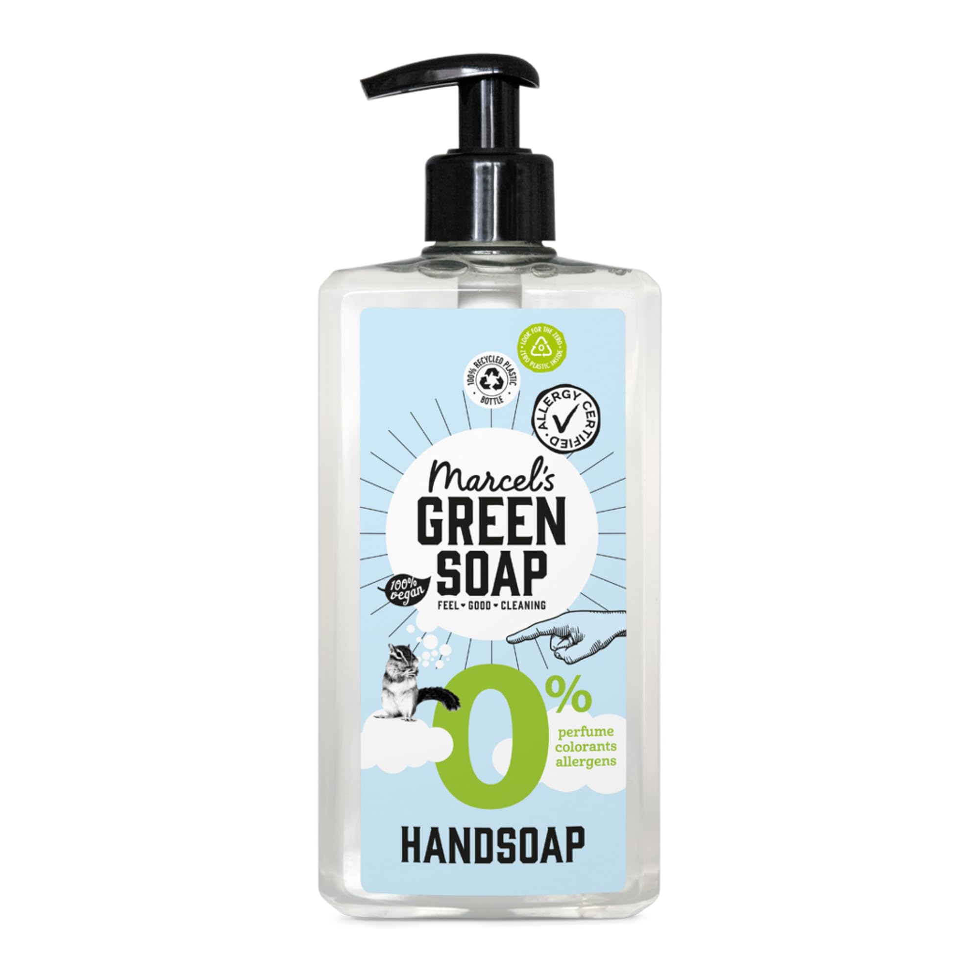 Marcel's Green Soap Hand Soap 0% Allergy-Certified Refillable Dispenser