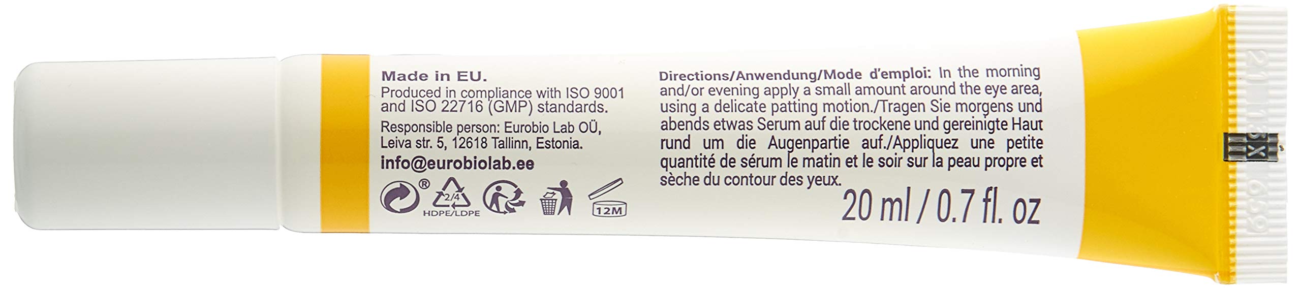 Dr.Konopka's Anti-Puffiness Eye Gel with Organic Chamomile Extract, 20 ml 3