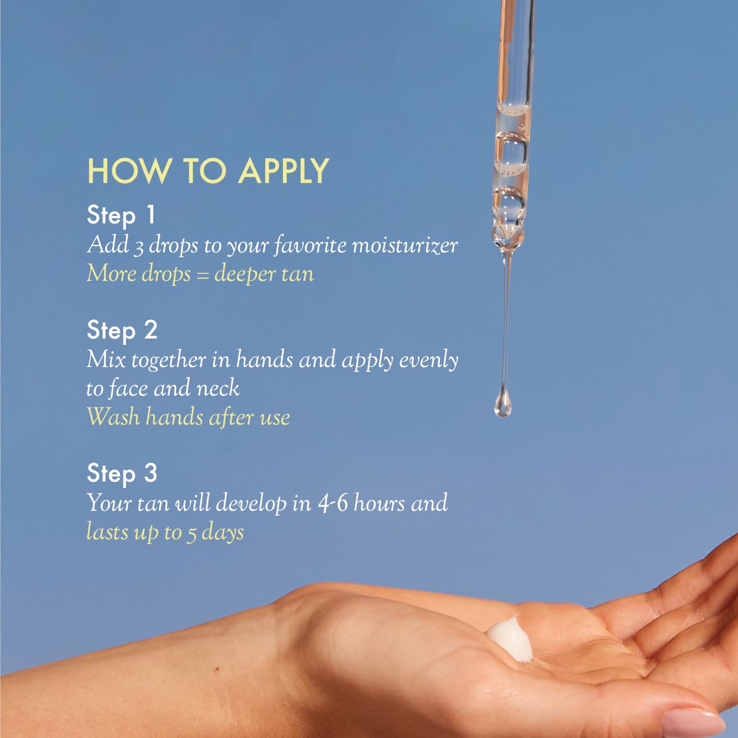 Isle of Paradise Dark Self Tanning Drops for Face & Body with Niacinamide & Vitamin C 4