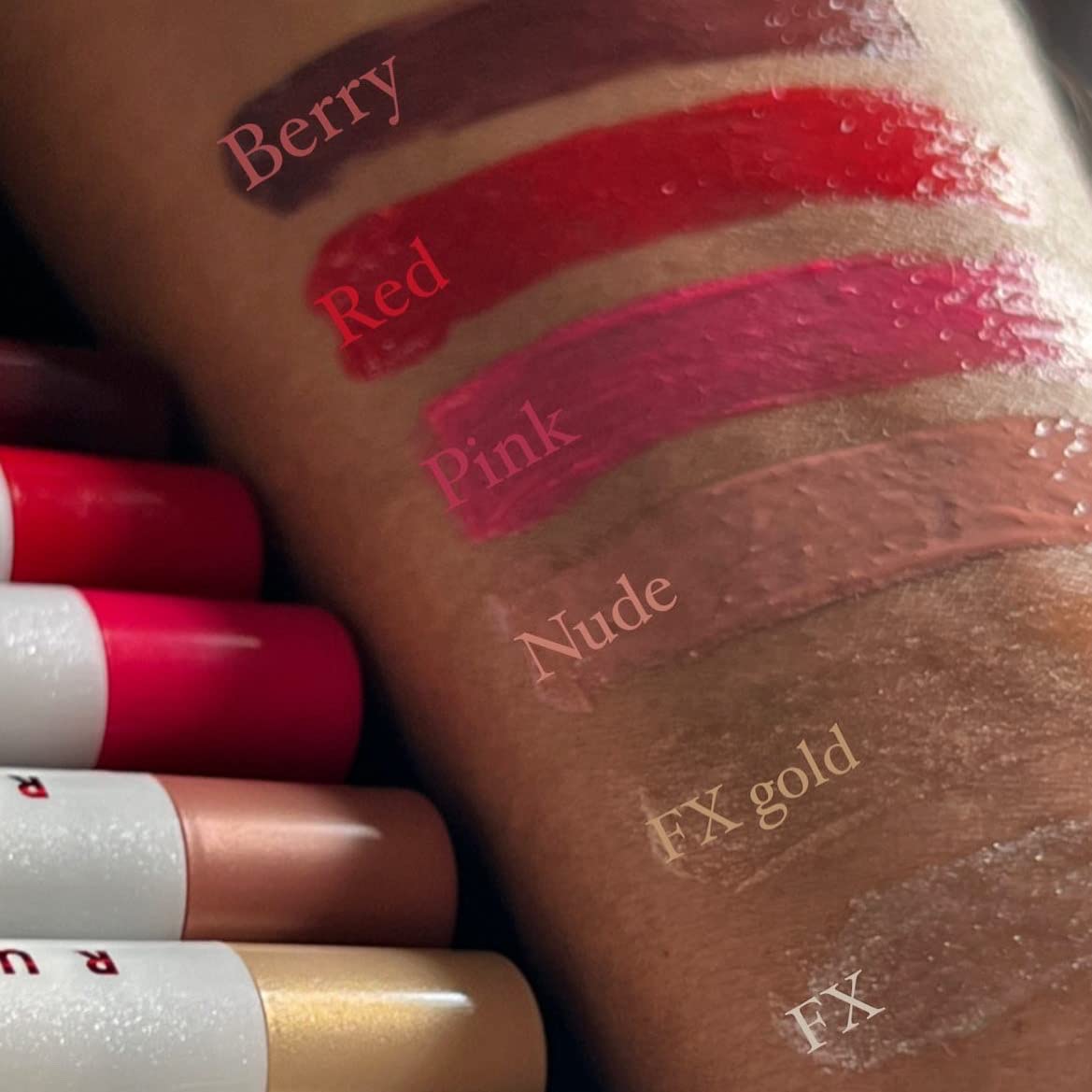 Ruby Hammer Lippenbalsam-Serum – Nude Tint | Spendet Feuchtigkeit, färbt, regeneriert | Originalgröße 8