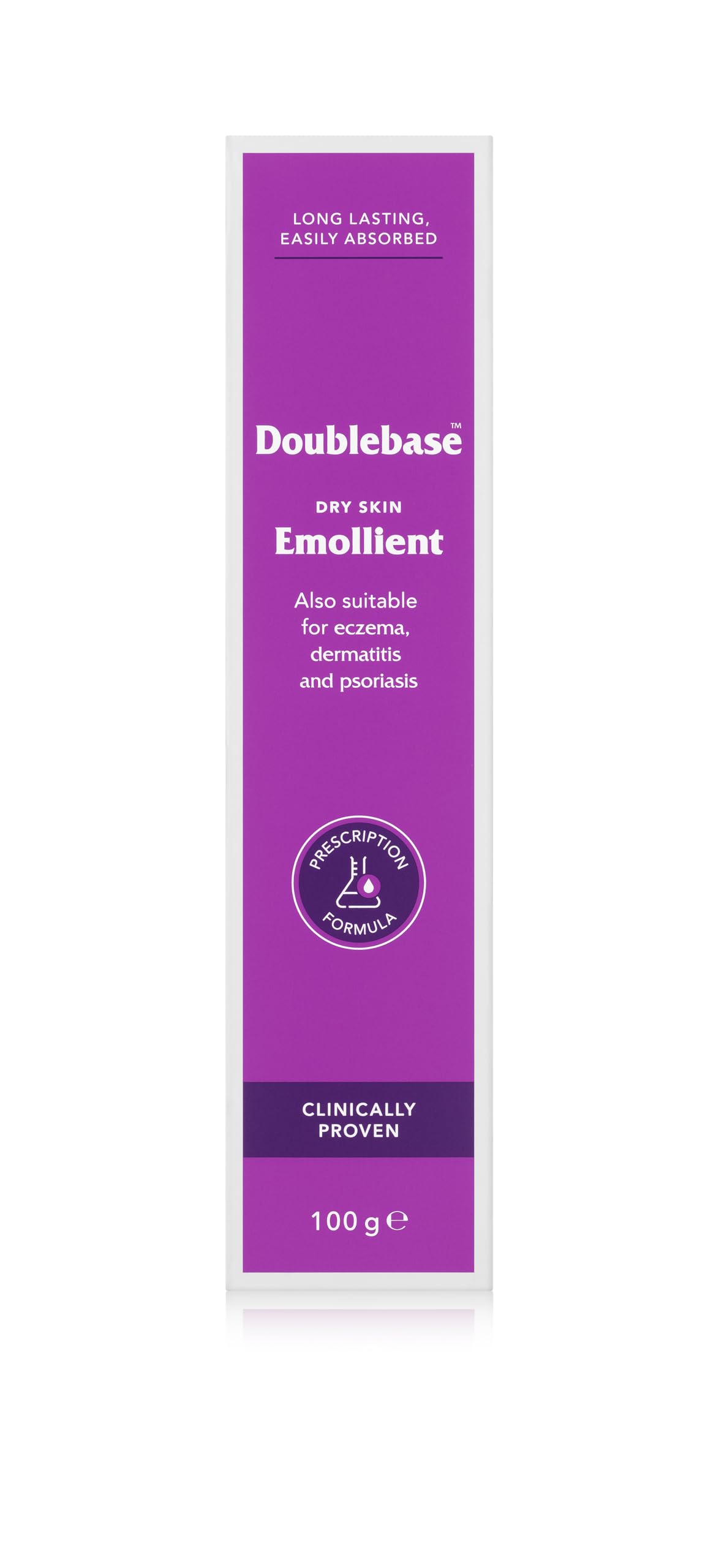 Doublebase Dry Skin Emollient: Clinically Proven Moisturiser for Eczema, Psoriasis & Dermatitis Relief, 100g