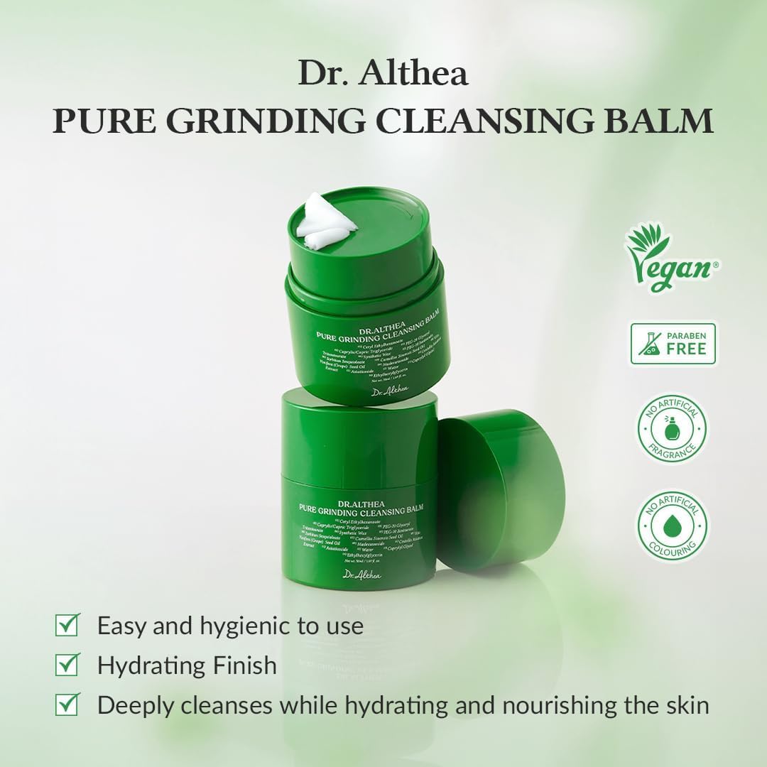 Dr.Althea Pure Grinding Cleansing Balm: Vegan One-Step Makeup Remover for Sensitive Skin 3
