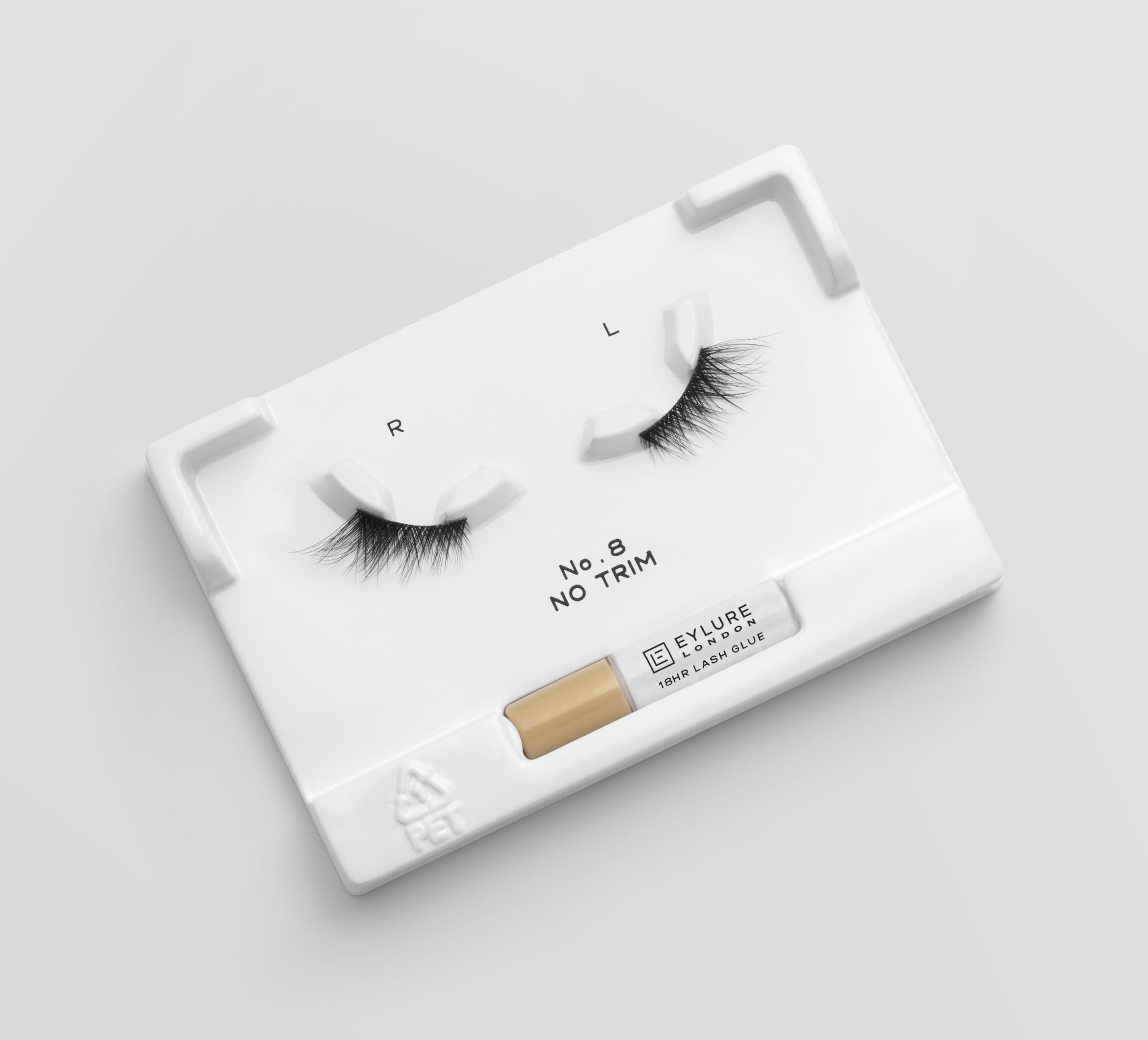 Eylure Half Lash No. 8 for Cat-Eye Effect - Reusable with Latex-Free Glue 5