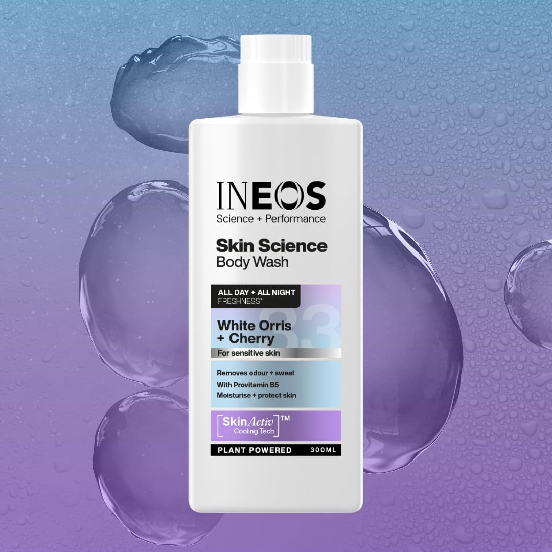 INEOS Skin Science – Ganztägige Frische mit Provitamin B5 Duschgel White O