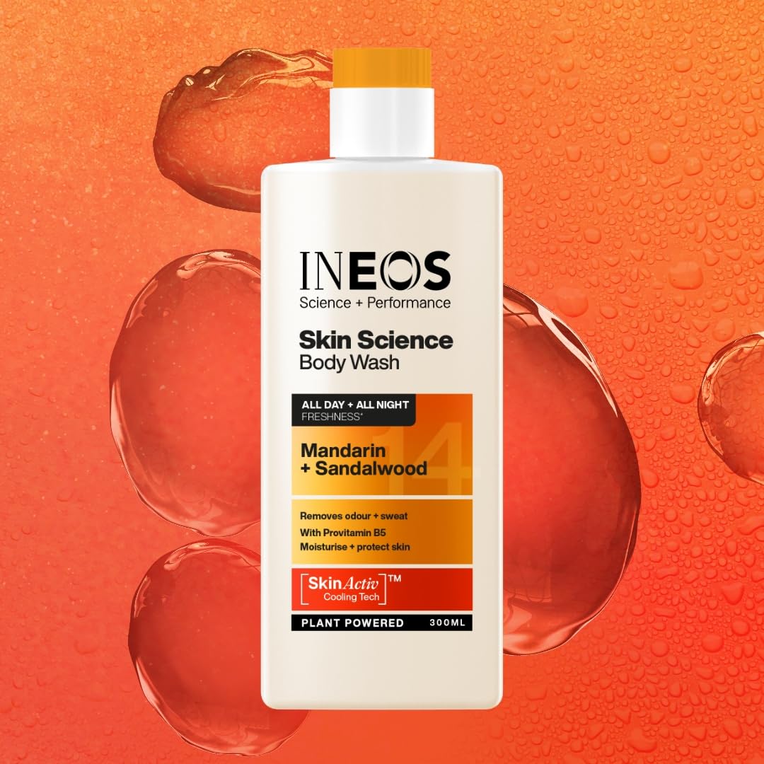INEOS Skin Science – Ganztägige Frische mit Provitamin B5 Duschgel Mandari 3
