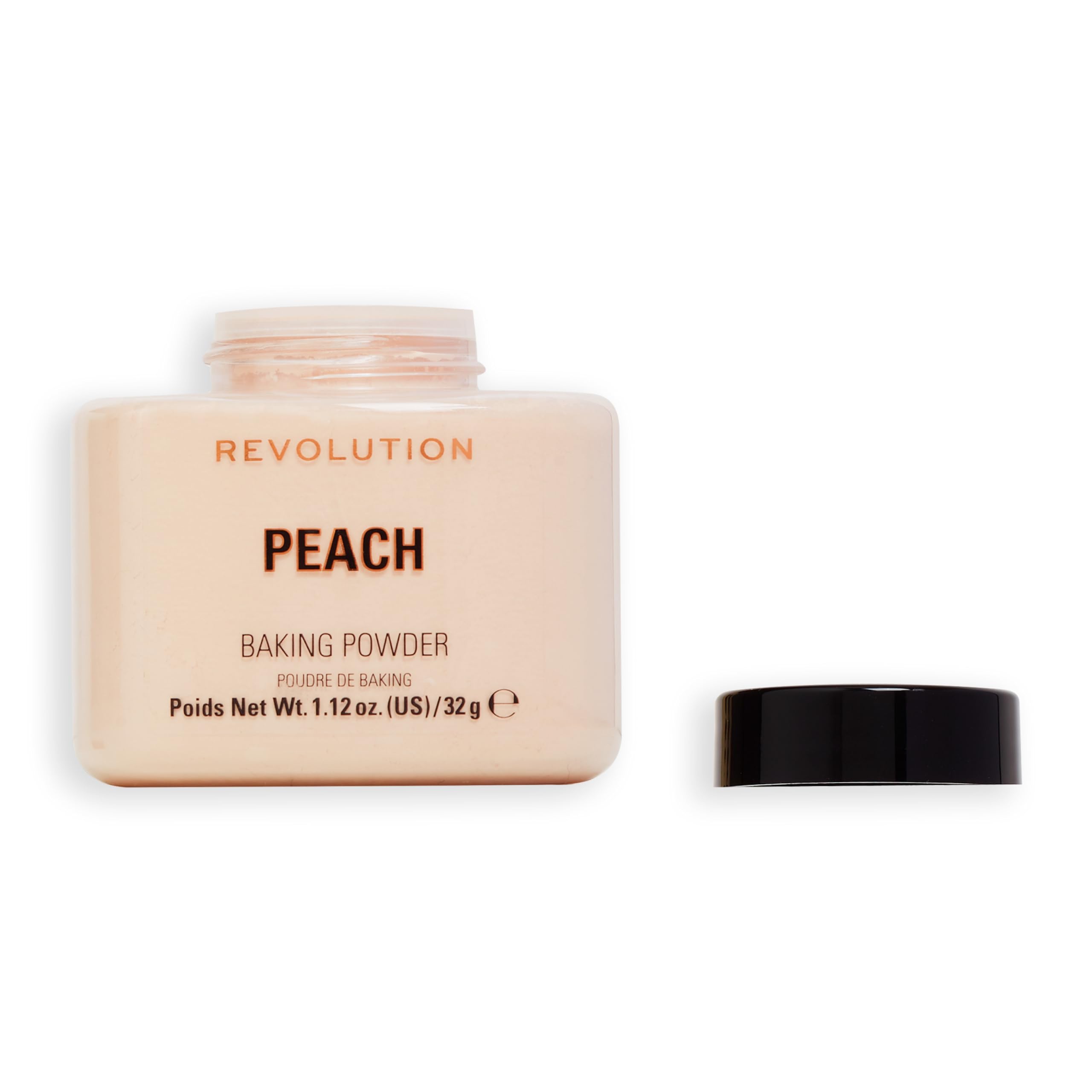 Revolution Beauty London Loose Baking Powder, Peach, Brightening Setting Powder, 32g 7