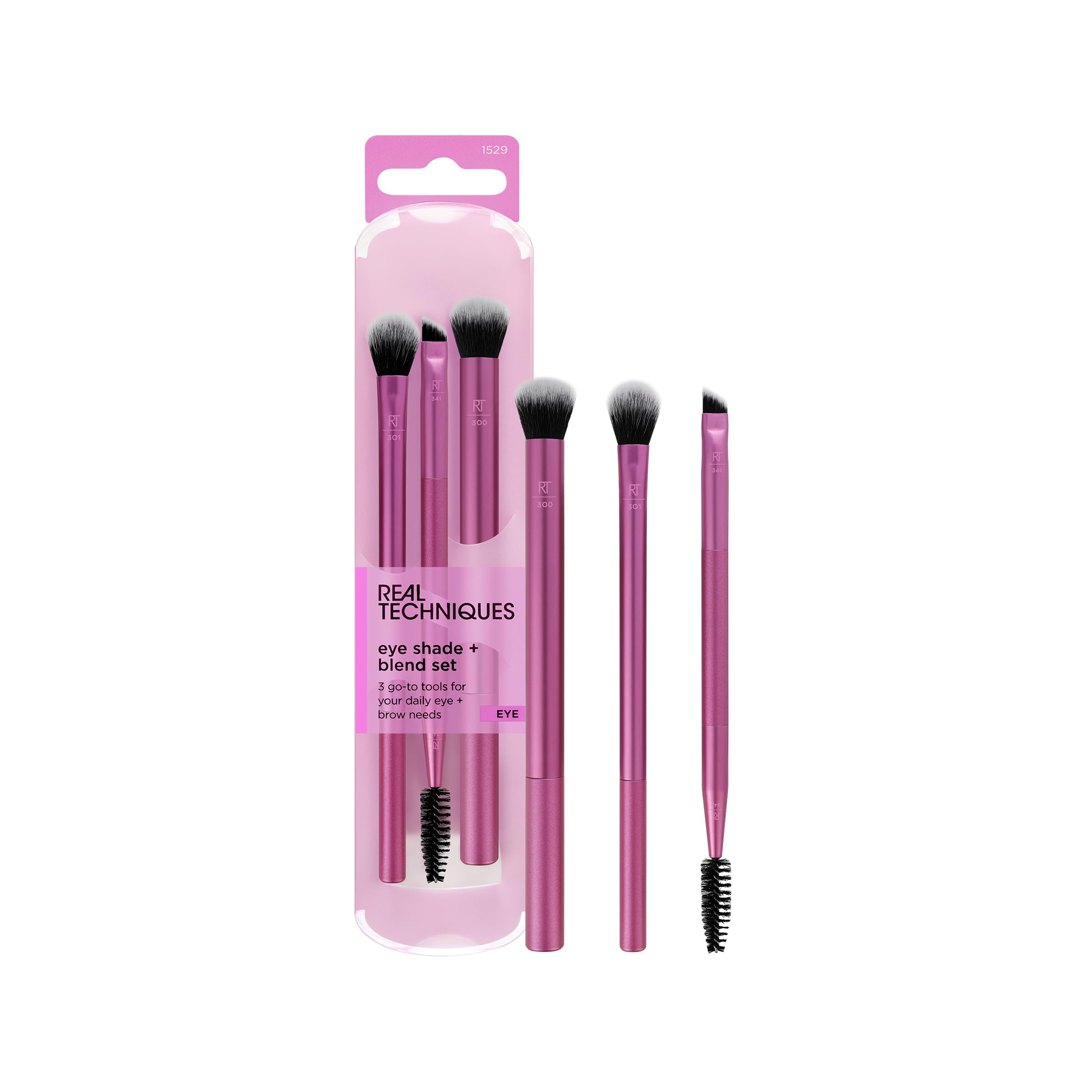 Real Techniques Eye Shade and Blend Eyeshadow Makeup Brush Duo for Two-Color Application