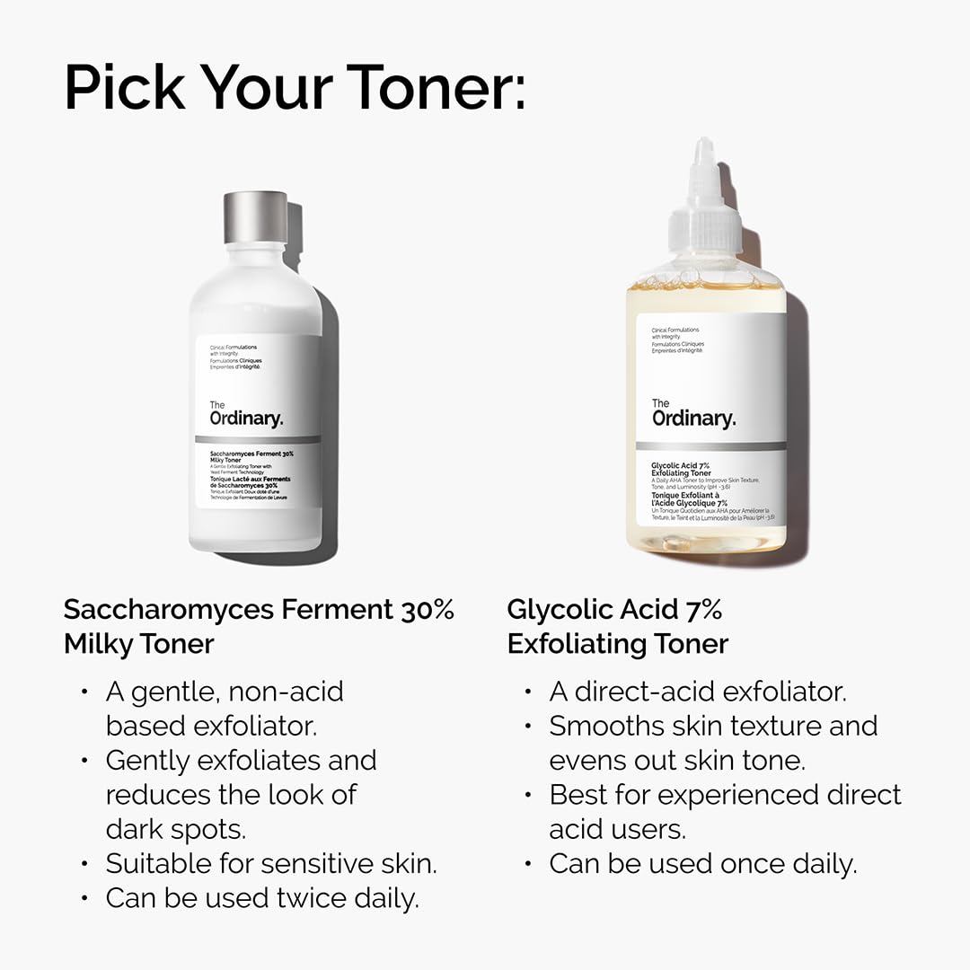 The Ordinary Saccharomyces Ferment 30% Milky Toner for Exfoliation and Hydration 5