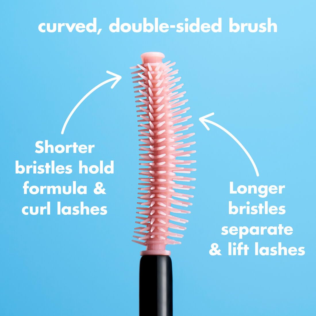 e.l.f. Lash 'N Roll Curling Mascara for Visibly Lifted Lashes, Black 4
