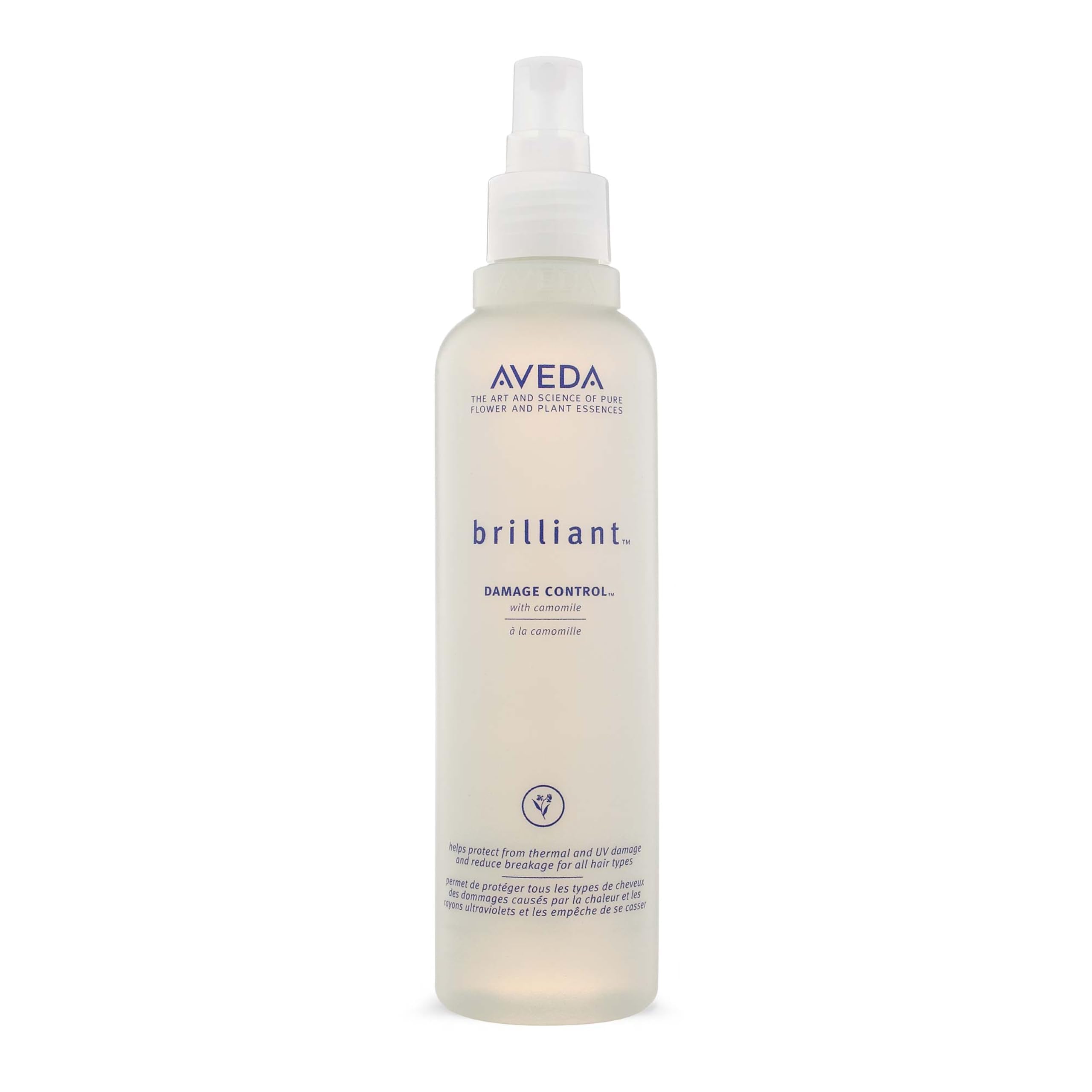 Aveda Brilliant Damage Control Detangling Spray Heat Protection for Curly to Coily Hair