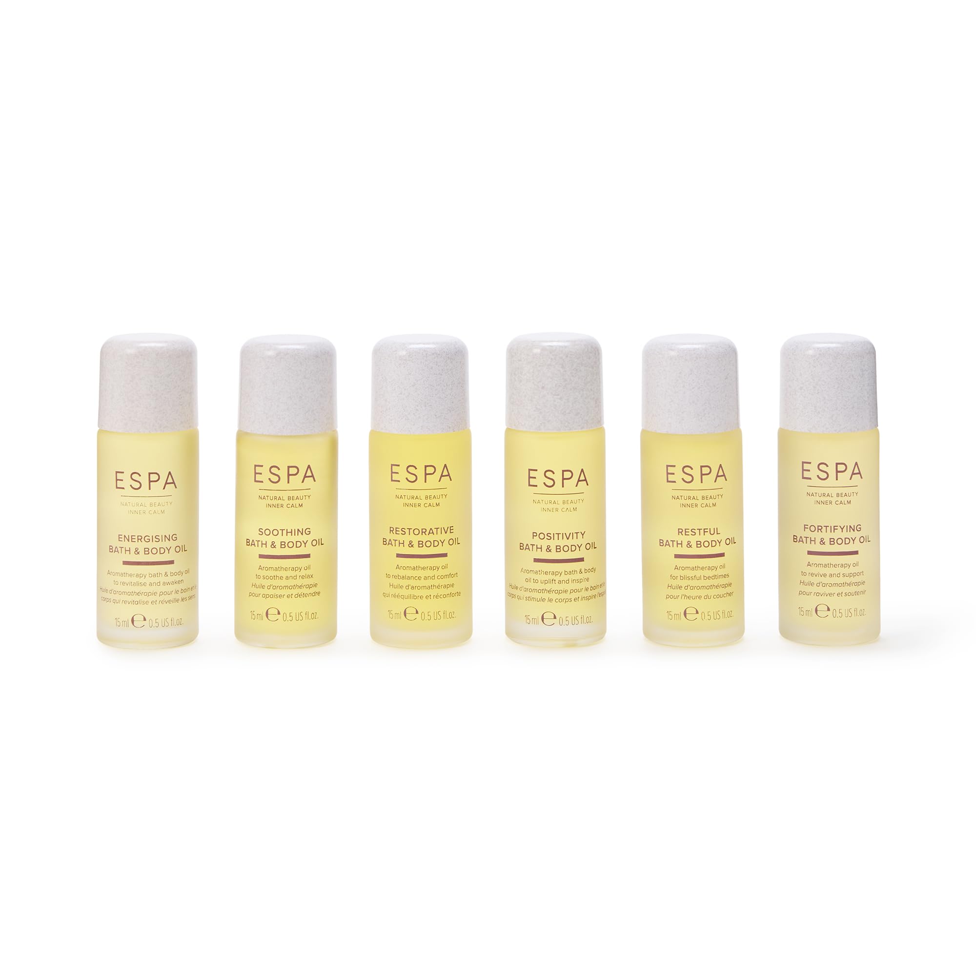 ESPA Signature Bends Collection: 6 Spa Bath & Body Oils for Mood Balancing